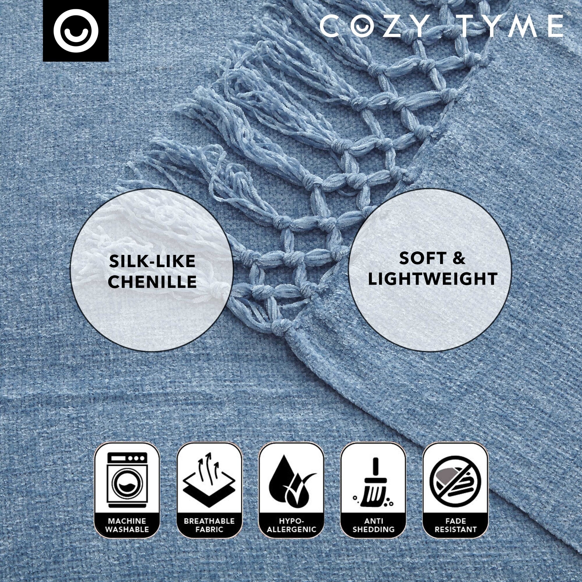 Cozy Tyme T288-20BL-LS Blankets-And-Throws - View #5