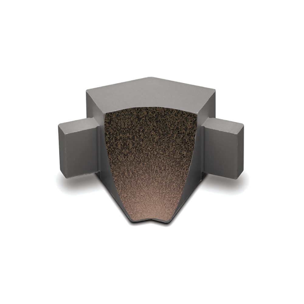 Schluter Systems I135/AHKA/TSOB Dilex-AHKA 0.563-in W x 1.0-in L Bronze textured color-coated aluminum Aluminum Inside corner Tile Edge Trim