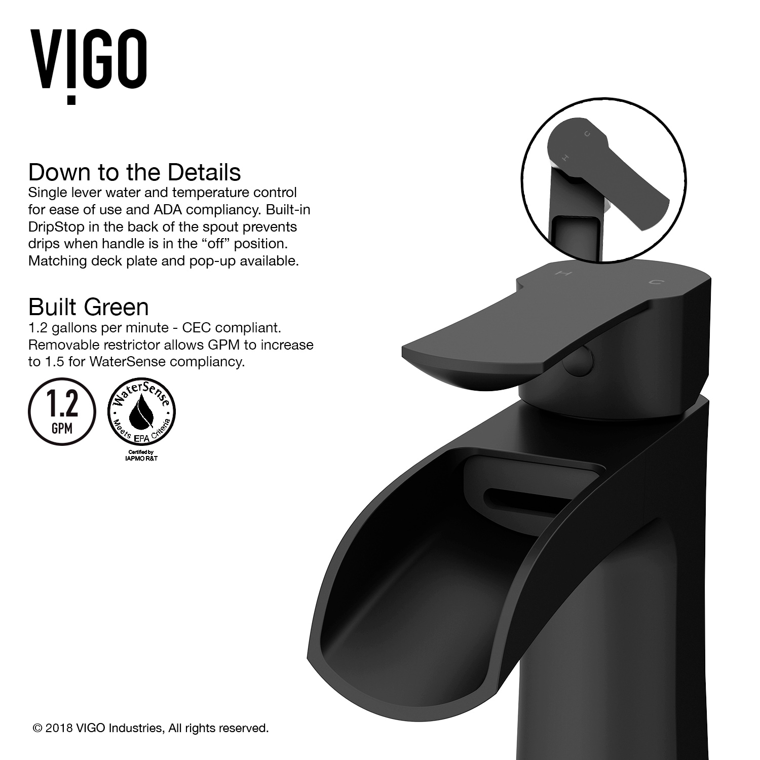 VIGO VG01041MB Lavatory-Faucets - View #4