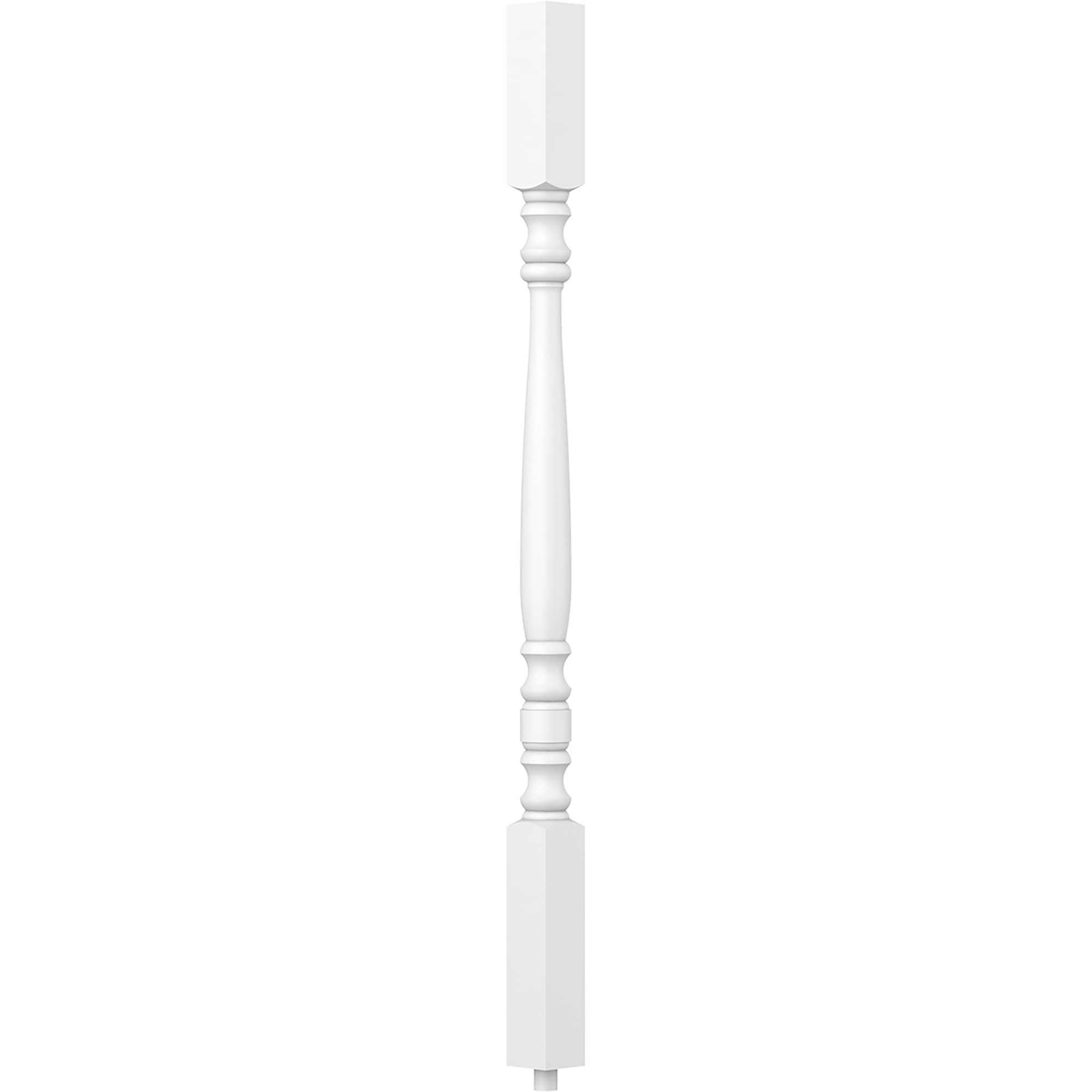 L.J. Smith Stair Systems S-5105-PRG 34 34-in x 1.75-in Primed Square Top Stair Baluster