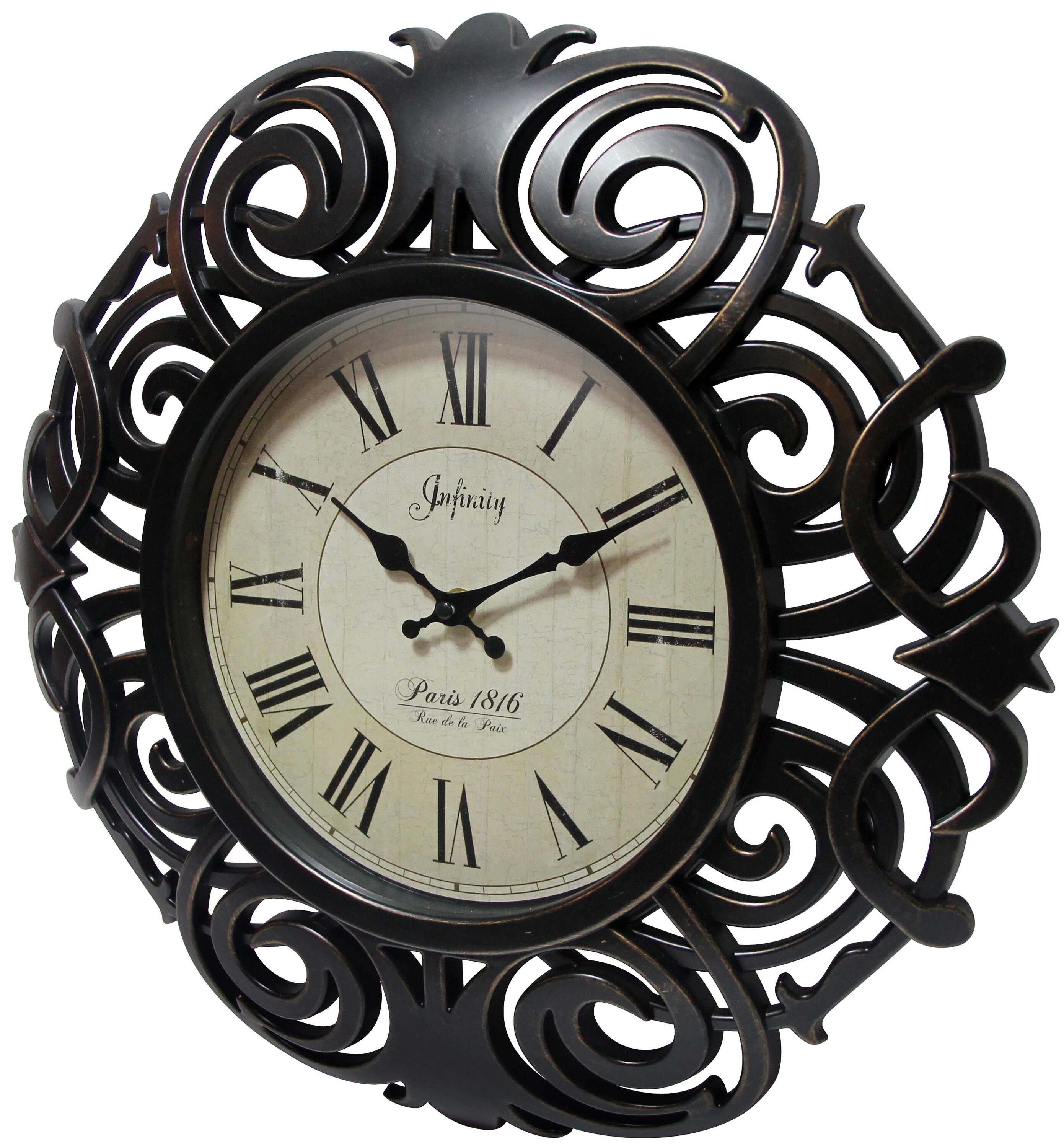 Infinity Instruments 15015AB-4014 Indoor-Outdoor-Clocks - View #6