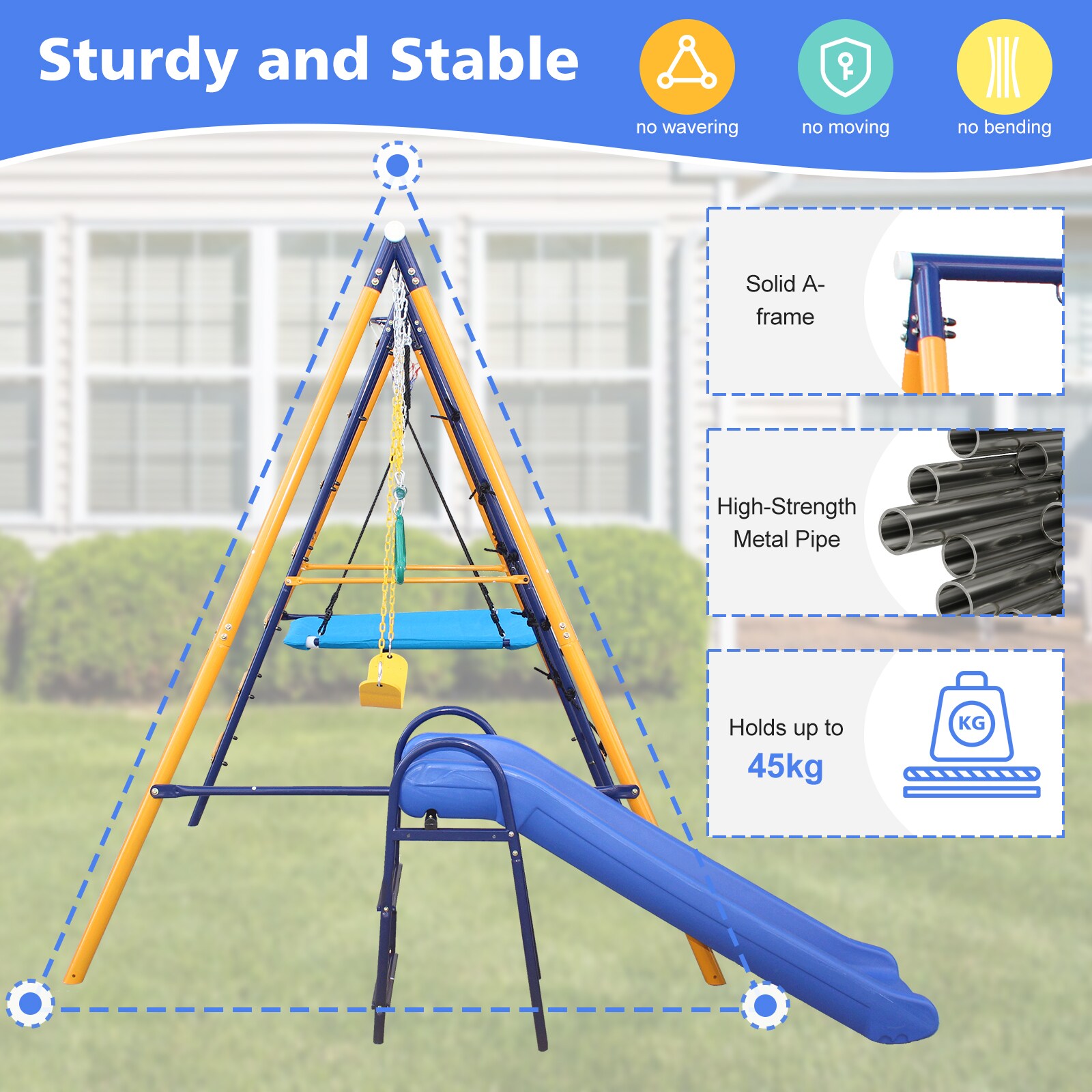 Siavonce XH-W1408S00001 Playset-Swings - View #8
