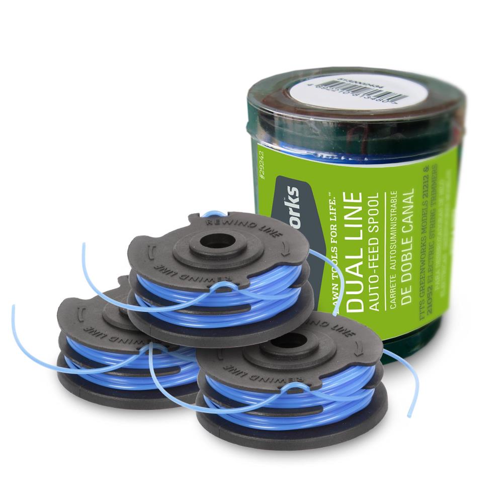 Greenworks 3 -Pack 0.065-in x 20-ft Spooled Trimmer Line