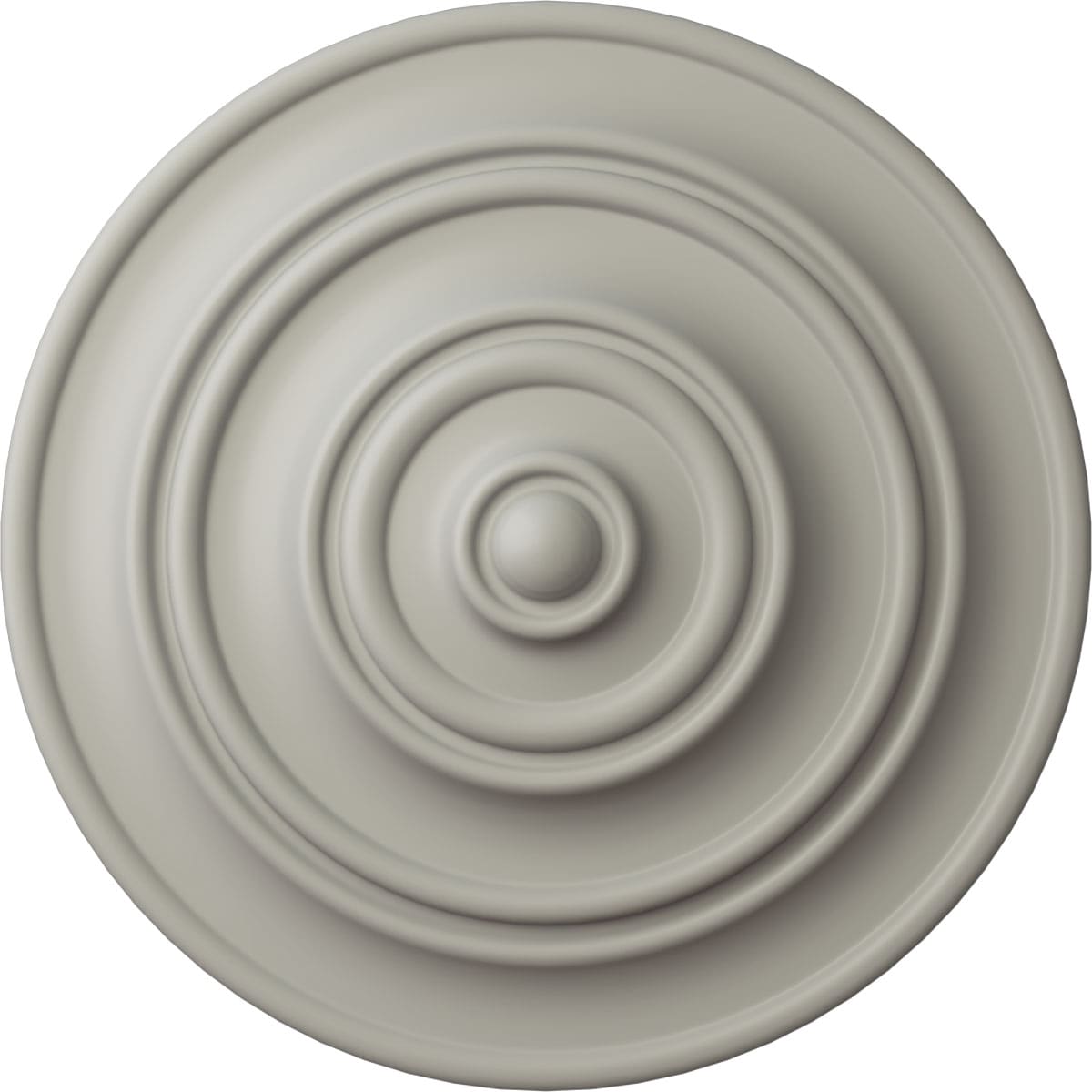 Ekena Millwork CM13CLPCF Classic 13.25-in W x 13.25-in L Painted Pot Of Cream Polyurethane Whole Ceiling Medallion