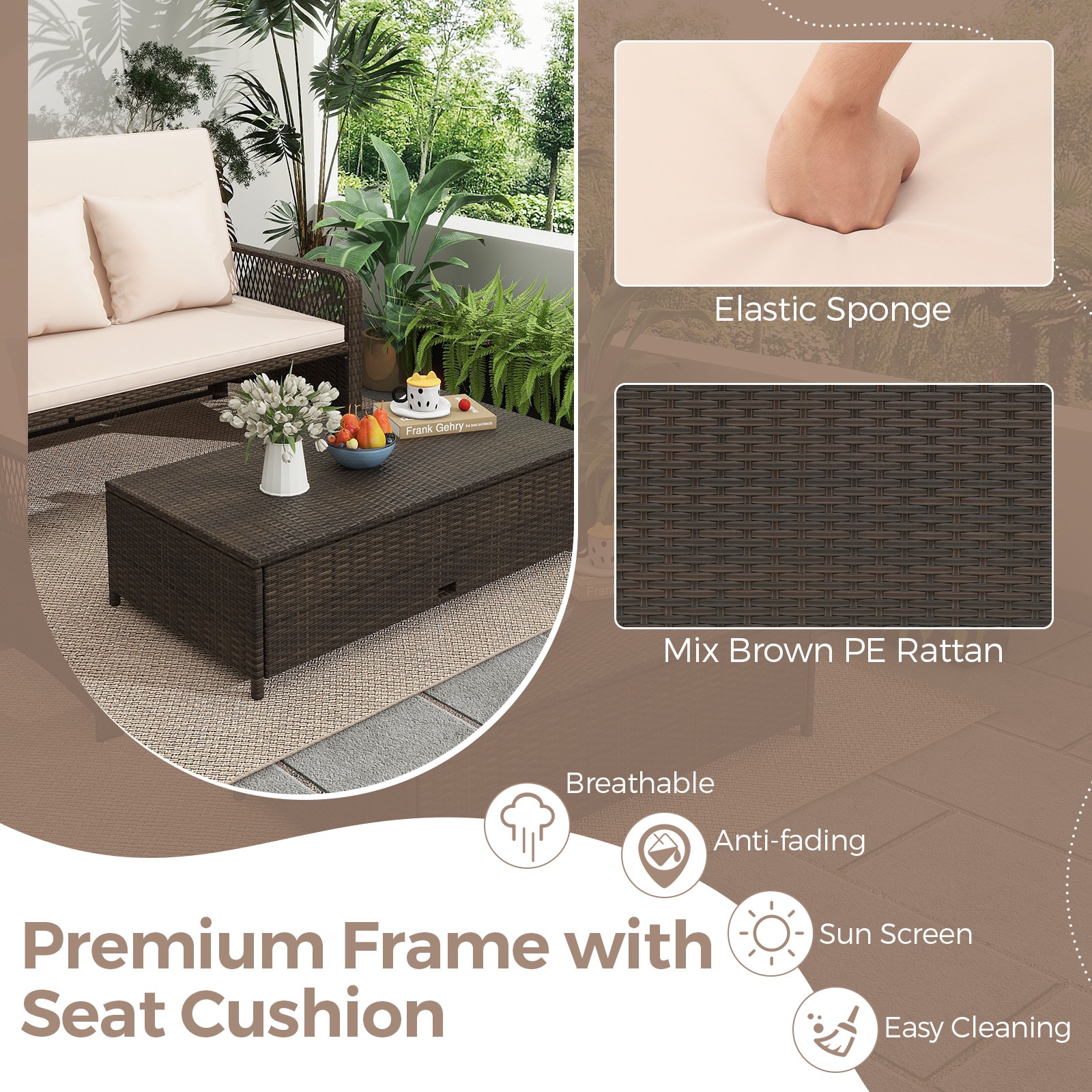 Ayelon CWS823BN Patio-Sofas-Daybeds - View #2