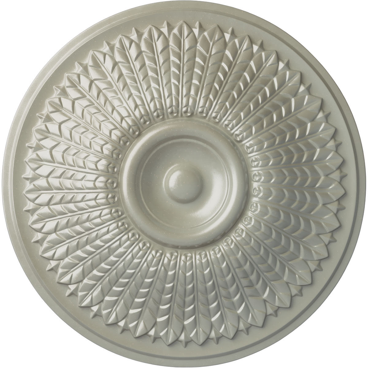 Ekena Millwork CM23MOFCS Modena 23.5-in W x 23.5-in L Painted Flash Copper Polyurethane Whole Ceiling Medallion
