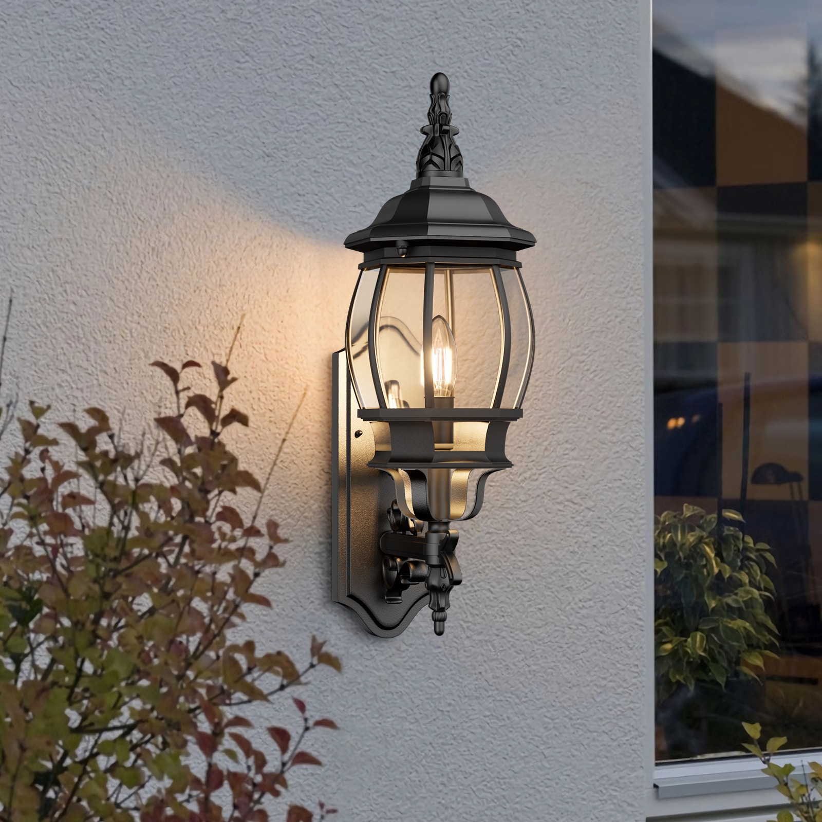 LamQee 06FTL0241ABK Outdoor-Wall-Lighting - View #2