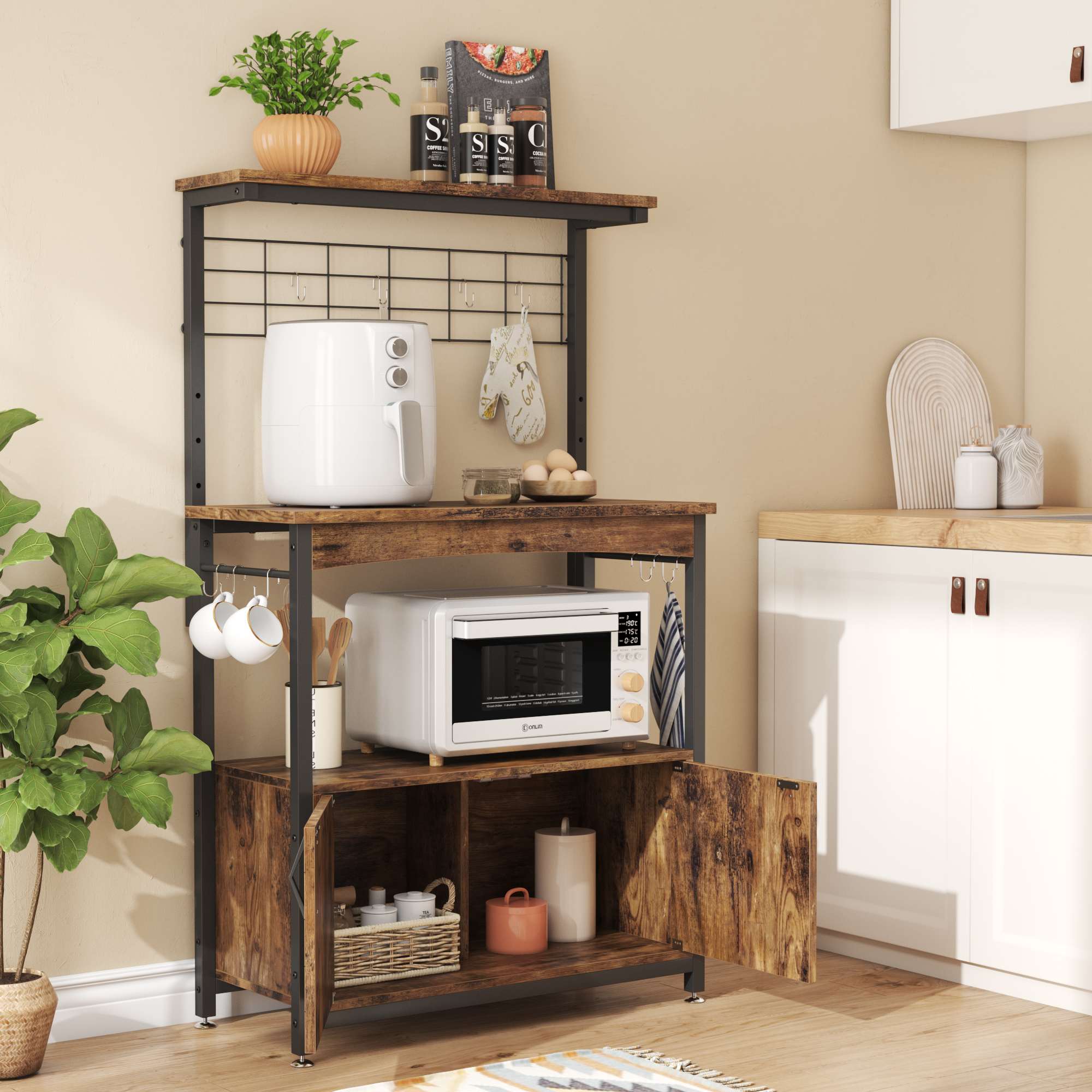 Bestier LOW-C301P-RST Dining-Kitchen-Storarge - View #3