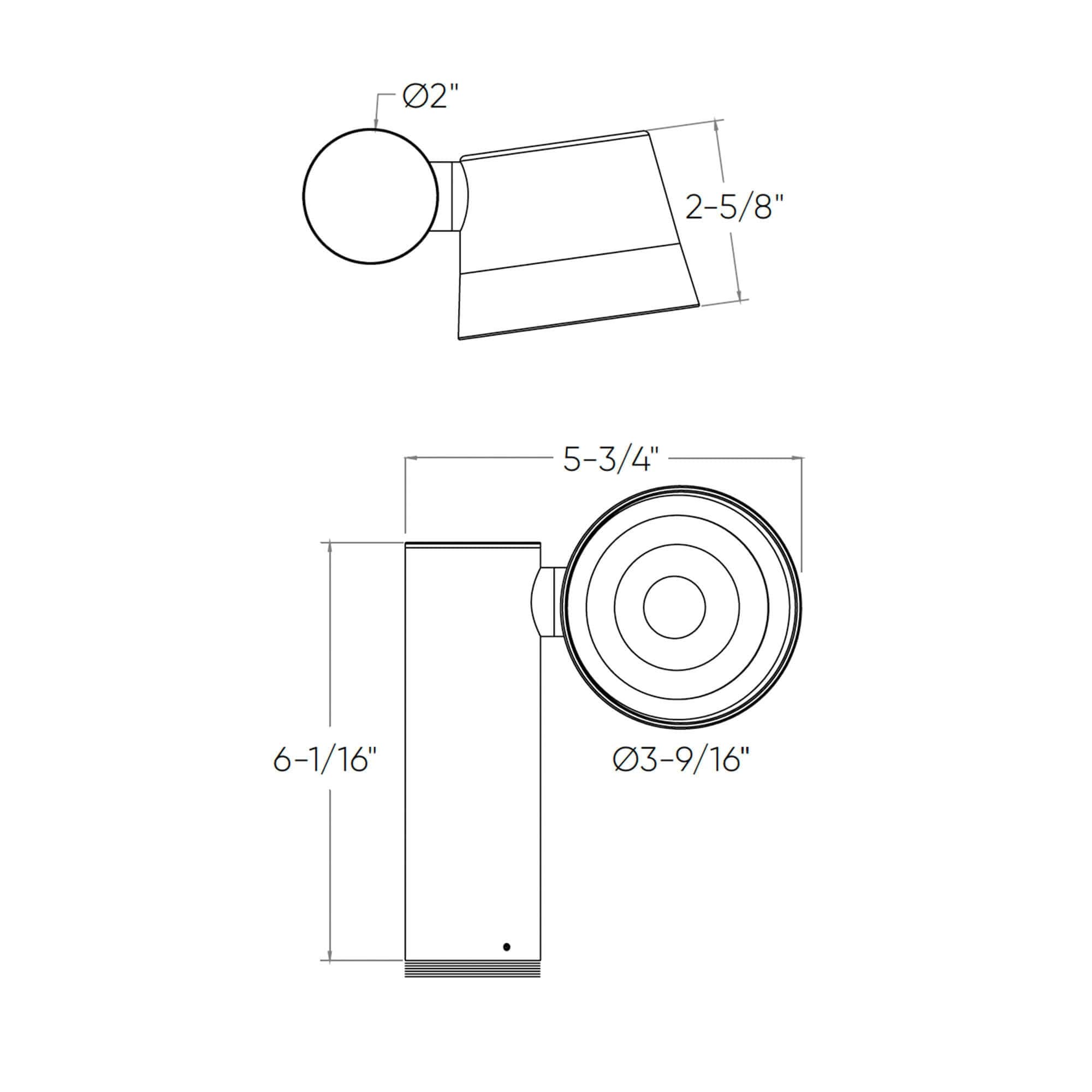DALS Lighting DCP-SPT6-BK Spot-Lights - View #5
