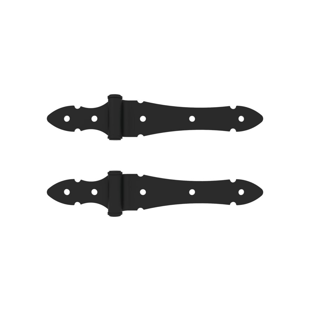 3-inch x 3-3/16-inch Black Reversible Door Hinge (2-Pack)