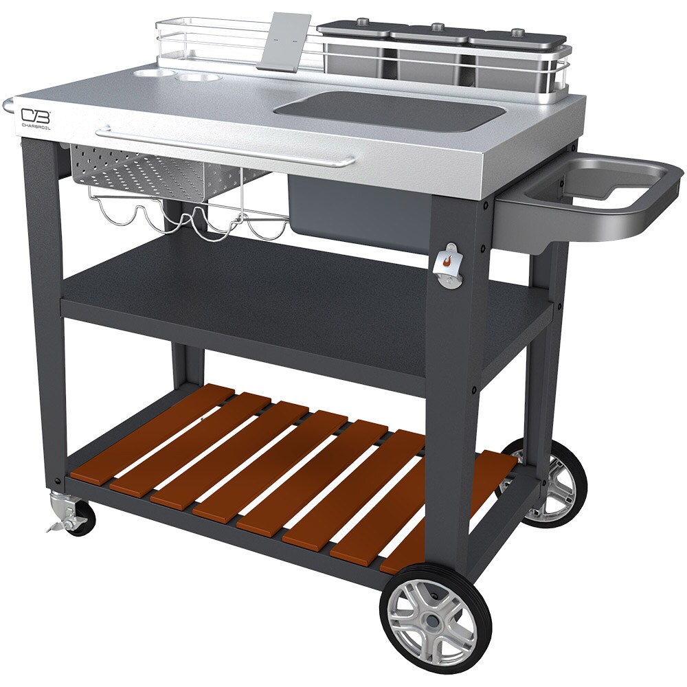 Char Broil Black Steel Grill Cart in the Grill Carts Grill