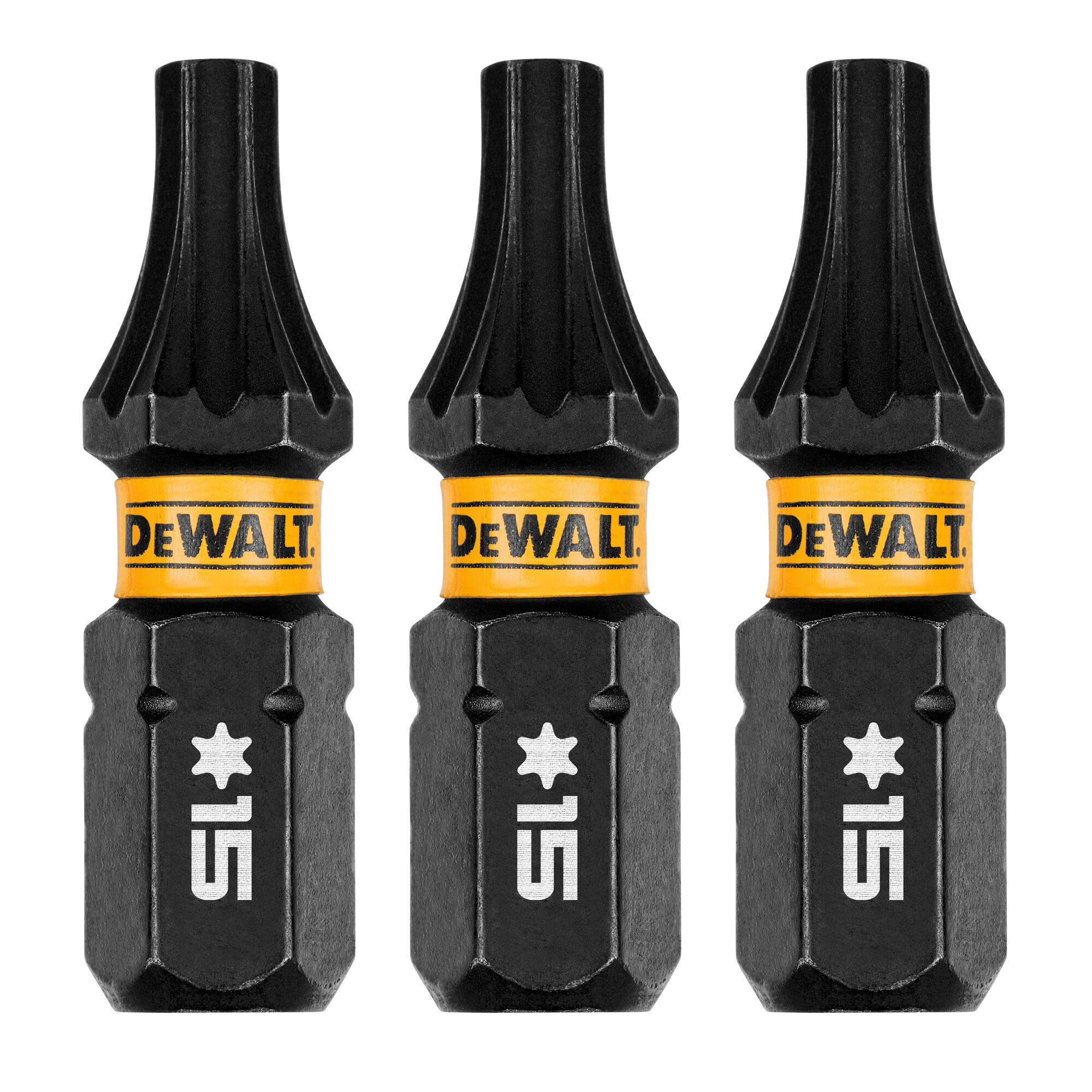 DEWALT DWAF1TX15IR3 Flextorq 1/4-in x 1-in Torx Impact Driver Bit 3 -Piece