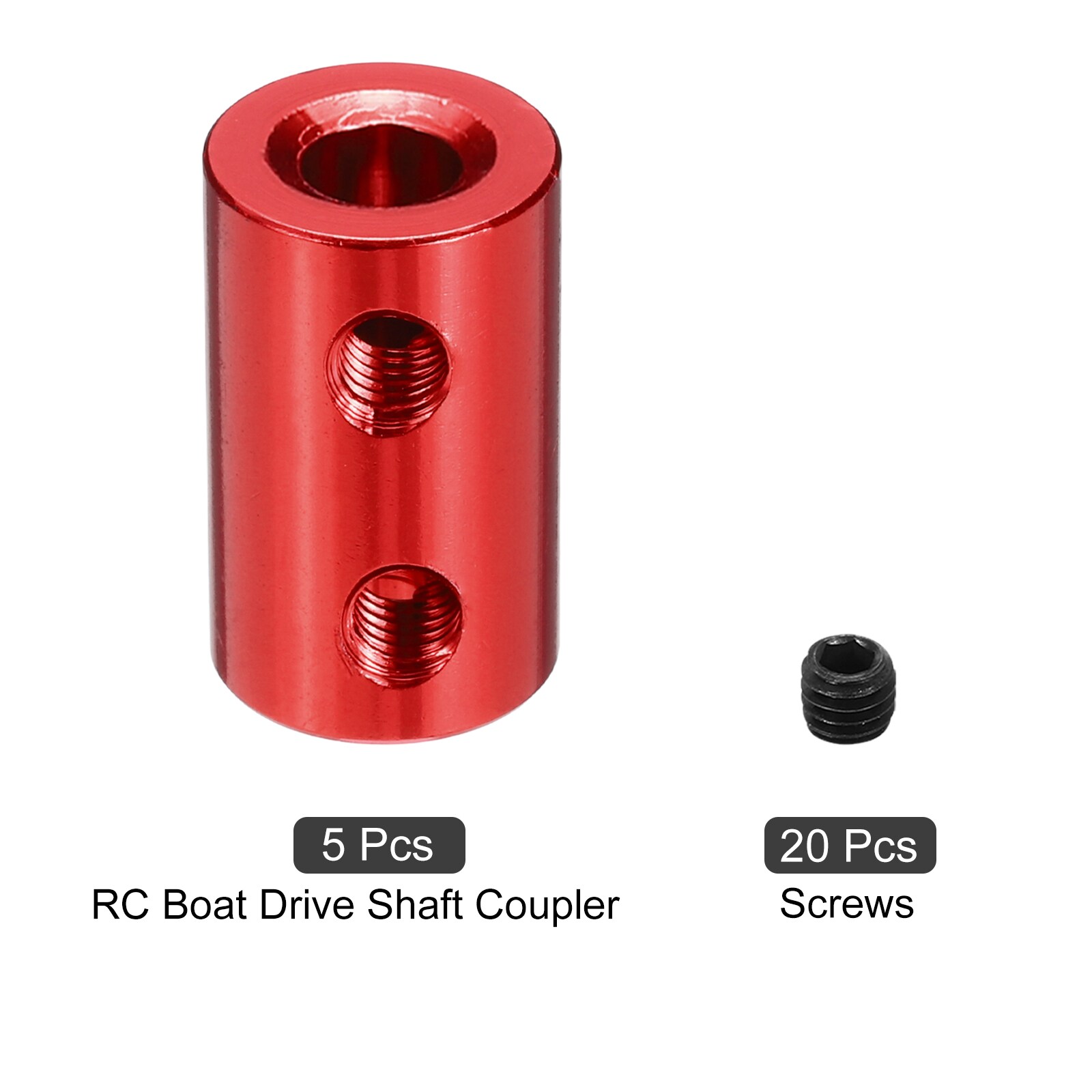 Unique Bargains Rigid Screw Coupling 3mm to 6mm Shaft Coupler Connector ...