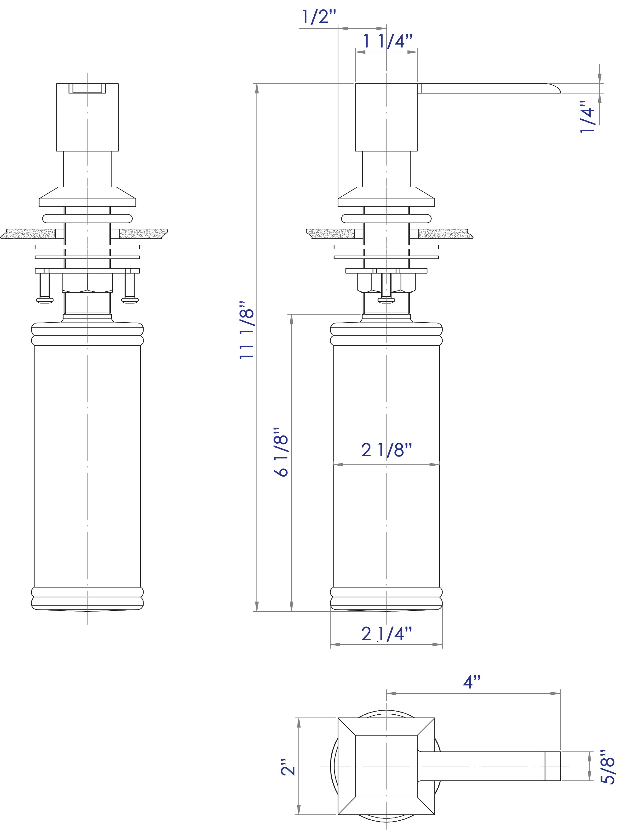 ALFI AB5007-PSS Soap-Lotion-Dispensers - View #5