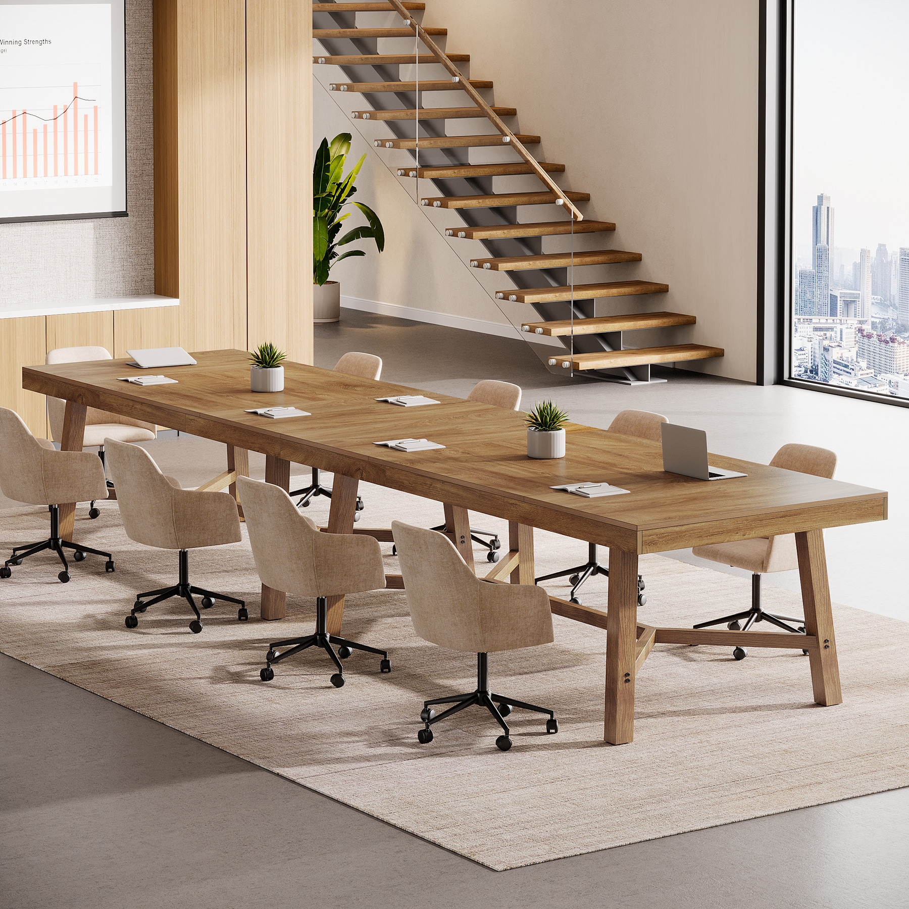 Tribesigns LWOYJL-1159YY Office-Tables - View #6