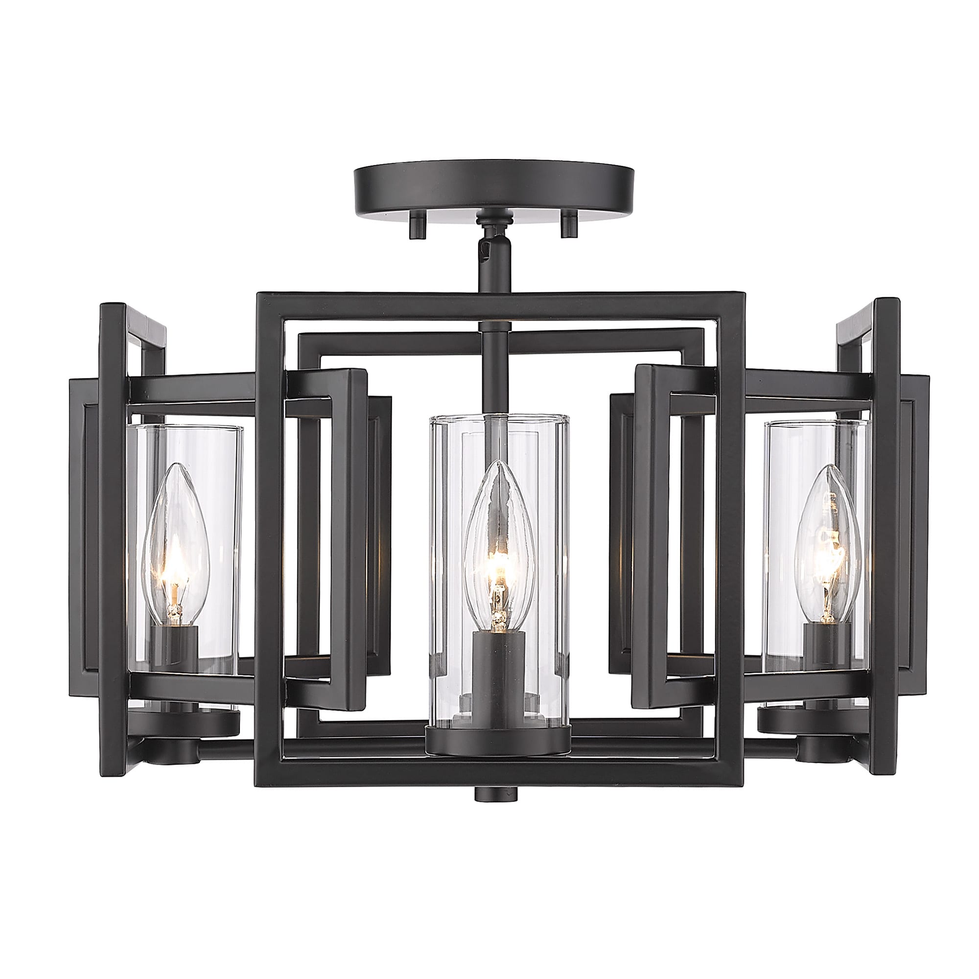 Golden Lighting 6068-FM BLK flushmounts - View #2