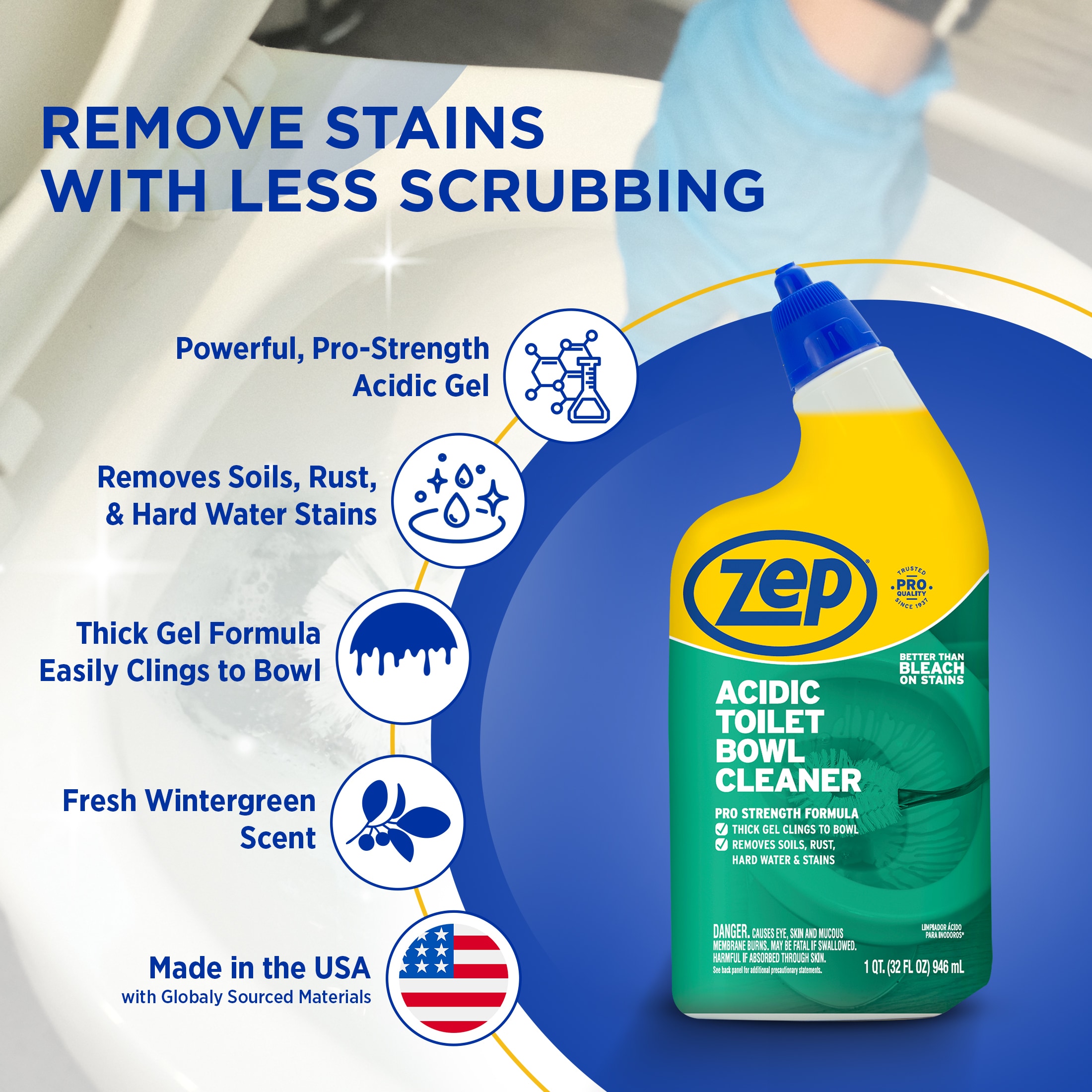 Zep ZUATBC32 Toilet-Bowl-Cleaners - View #2