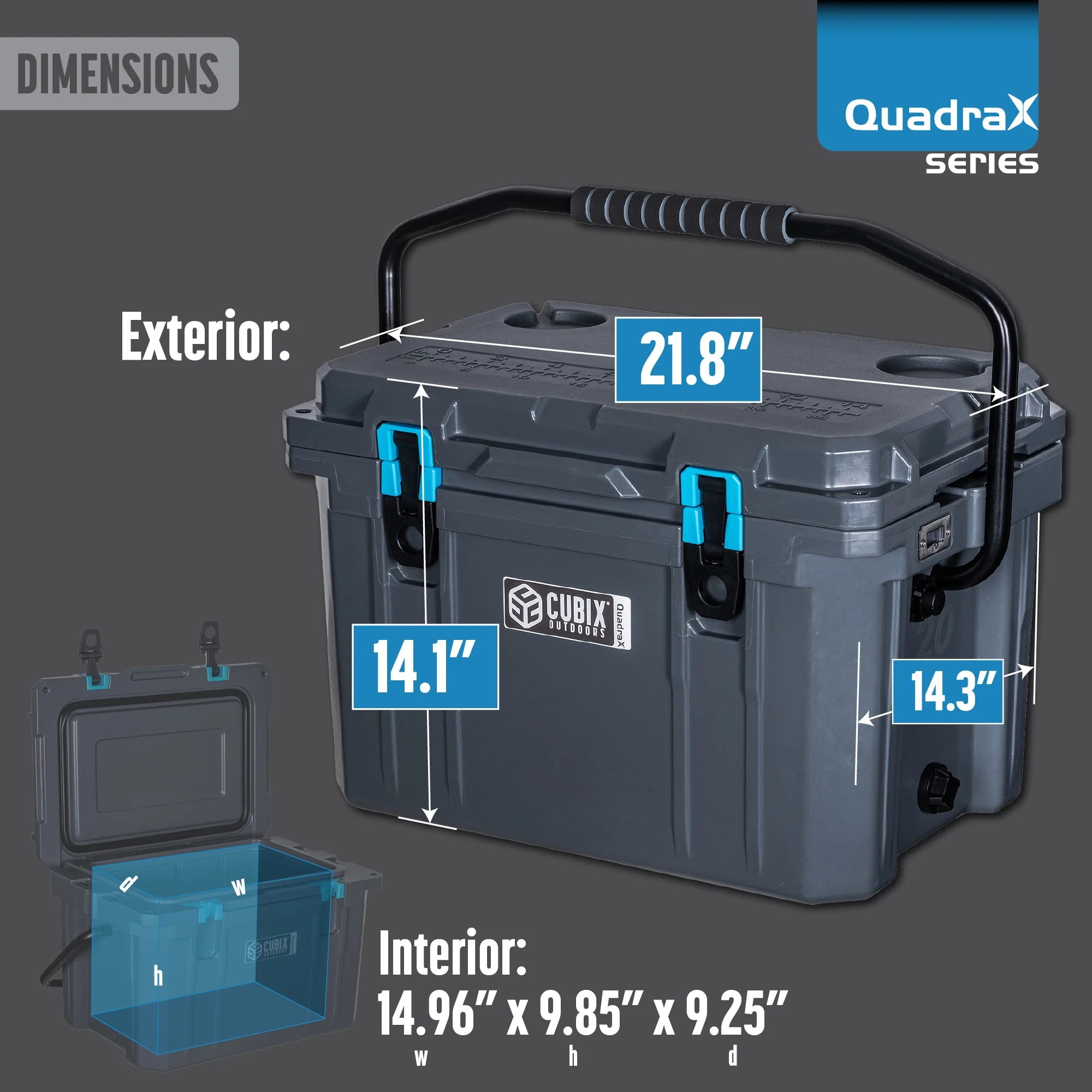 Cubix Outdoors CC-20QHTRCAM Beverage-Coolers - View #4