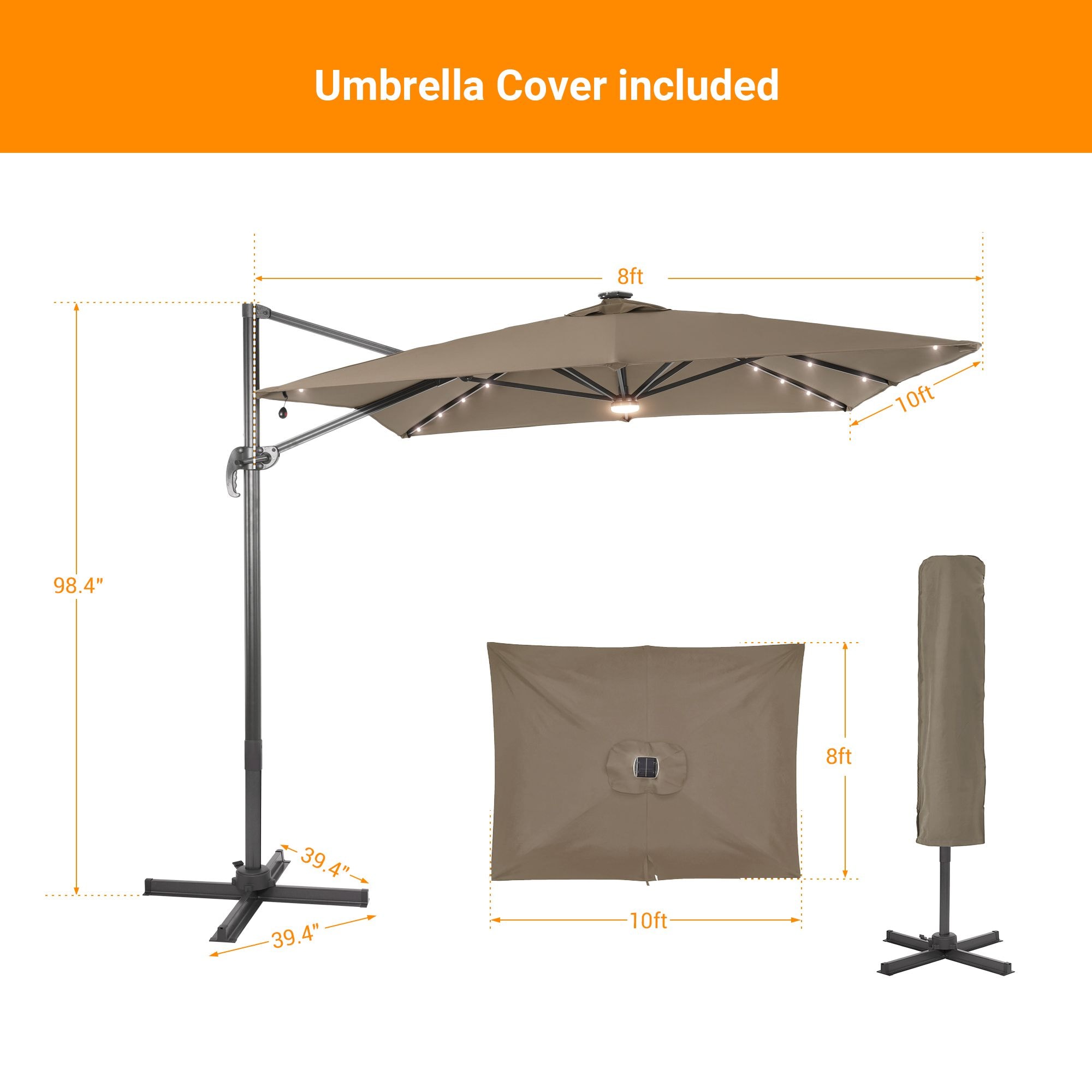 Sonkuki SD-MN108TP-LED Umbrellas-2 - View #2