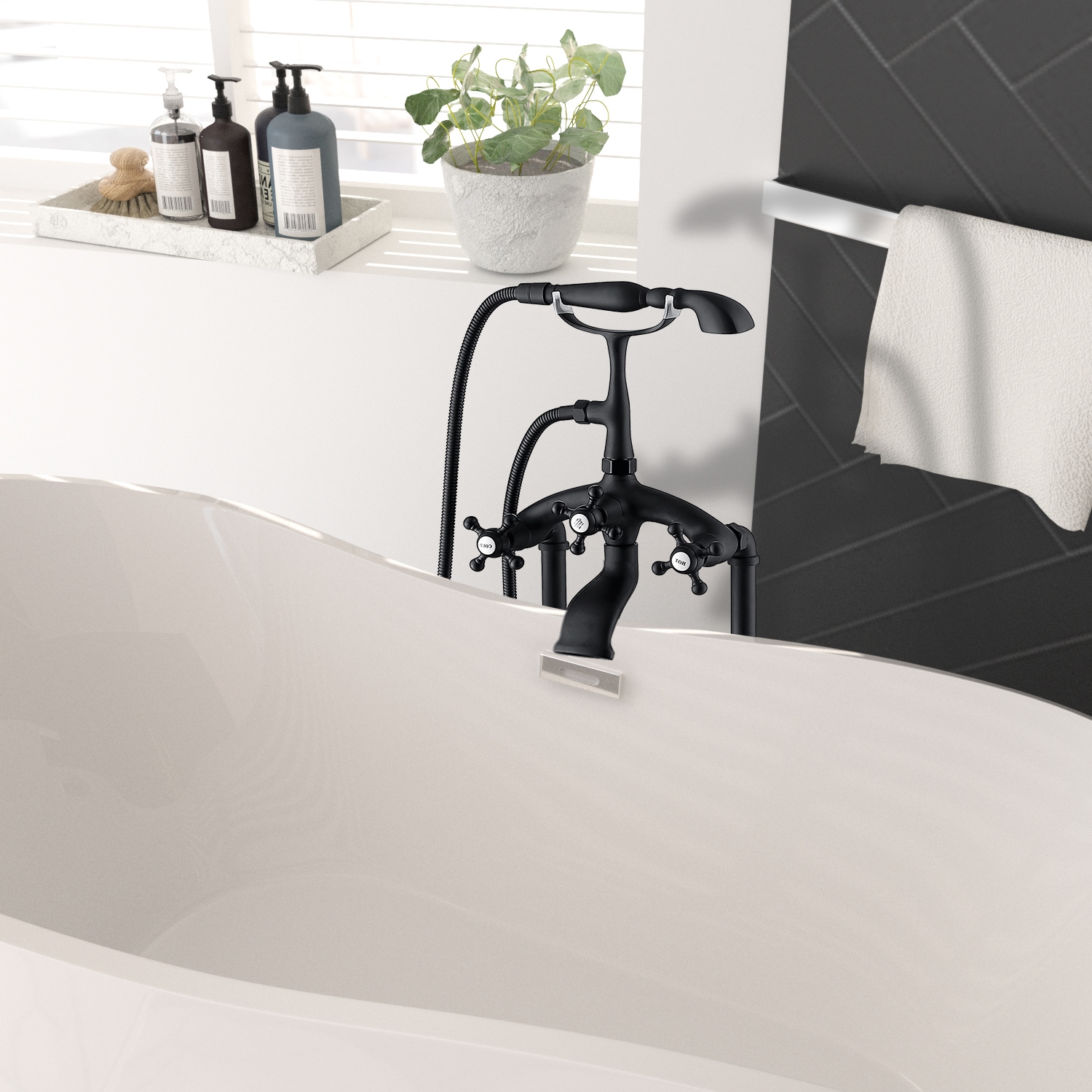 Maincraft HHK019MB Roman-Tub-Faucets - View #2