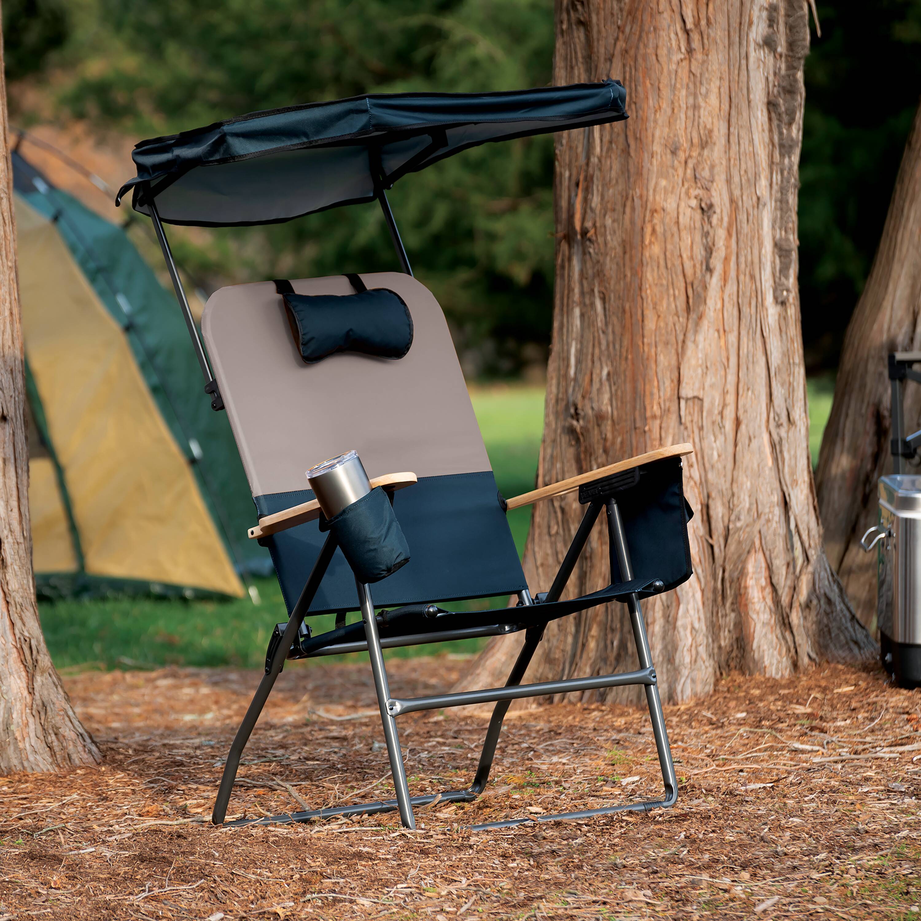 RIO Brands Polyester Black Selkirk Xxl with Maxshade Canopy Folding ...