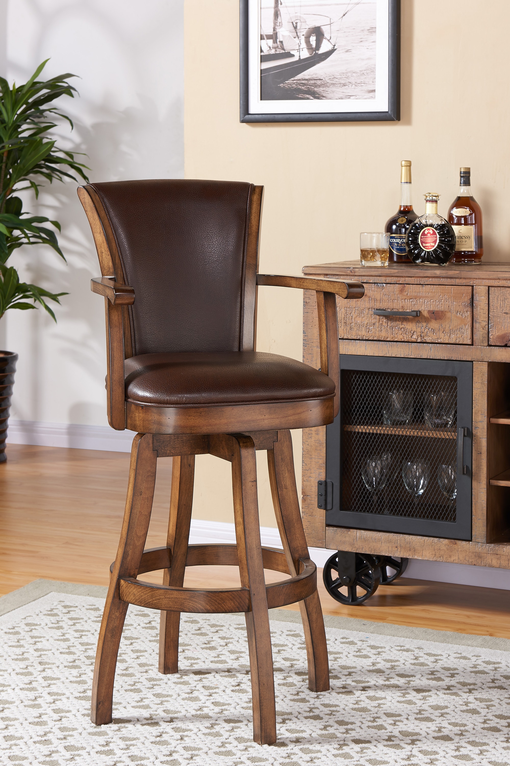 Armen Living LCRABAARKACH26 stools - View #6