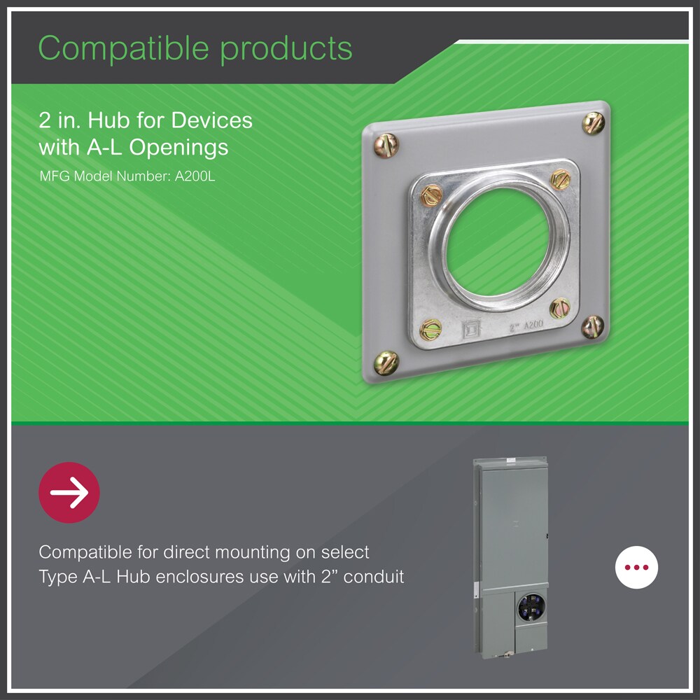 Square D A200L Load-Center-Accessories - View #2