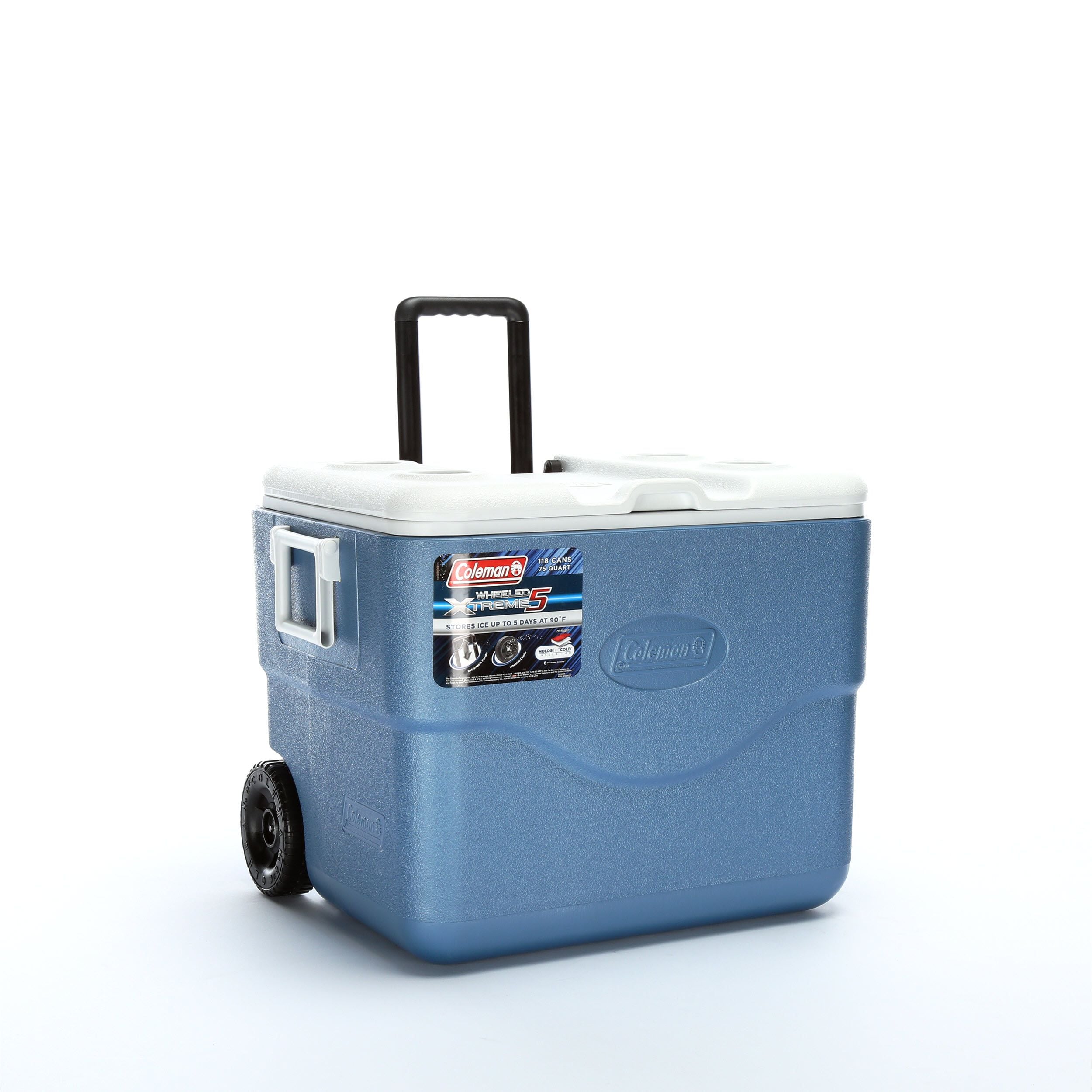 Coleman 75-Quart Wheeled Plastic Chest Cooler in the Portable Coleman 75-Quart Wheeled Plastic Chest Cooler in the Portable