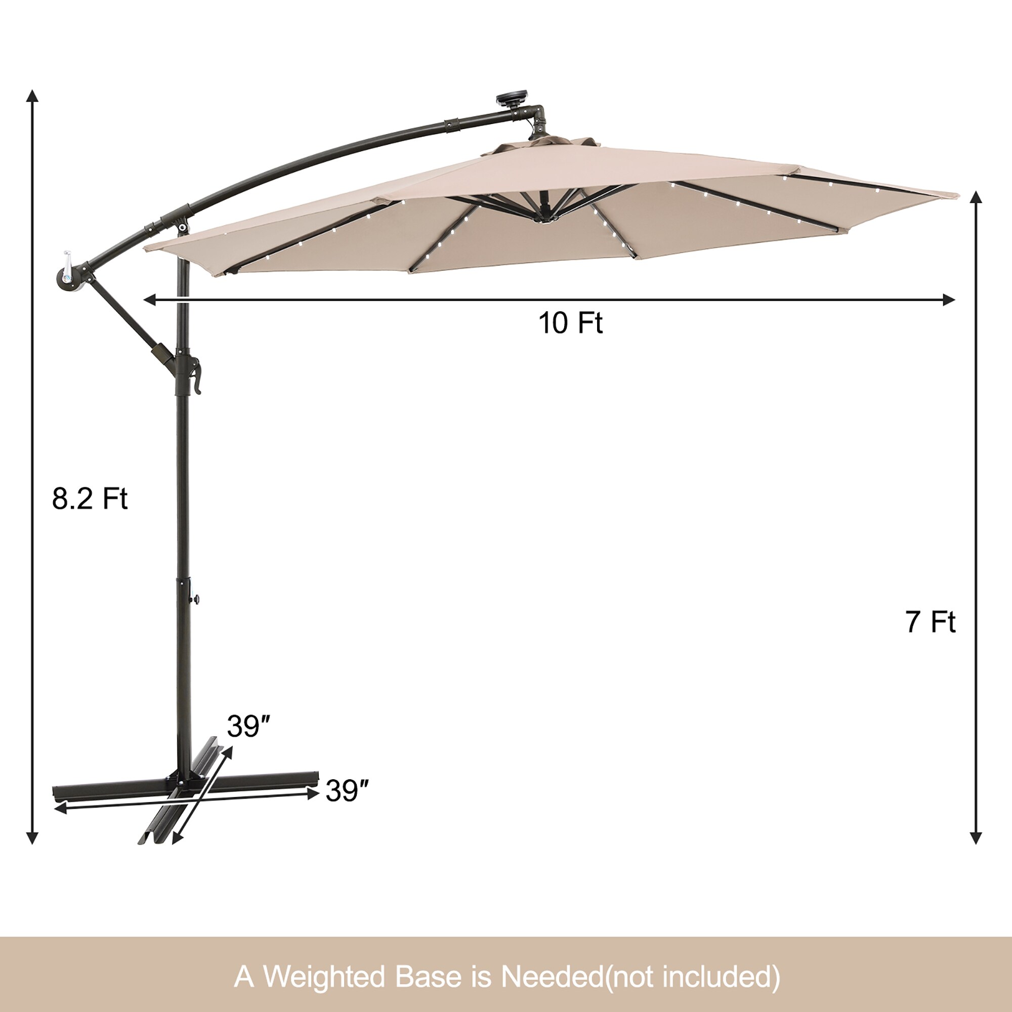 Costway LWS00826 Umbrellas-2 - View #2