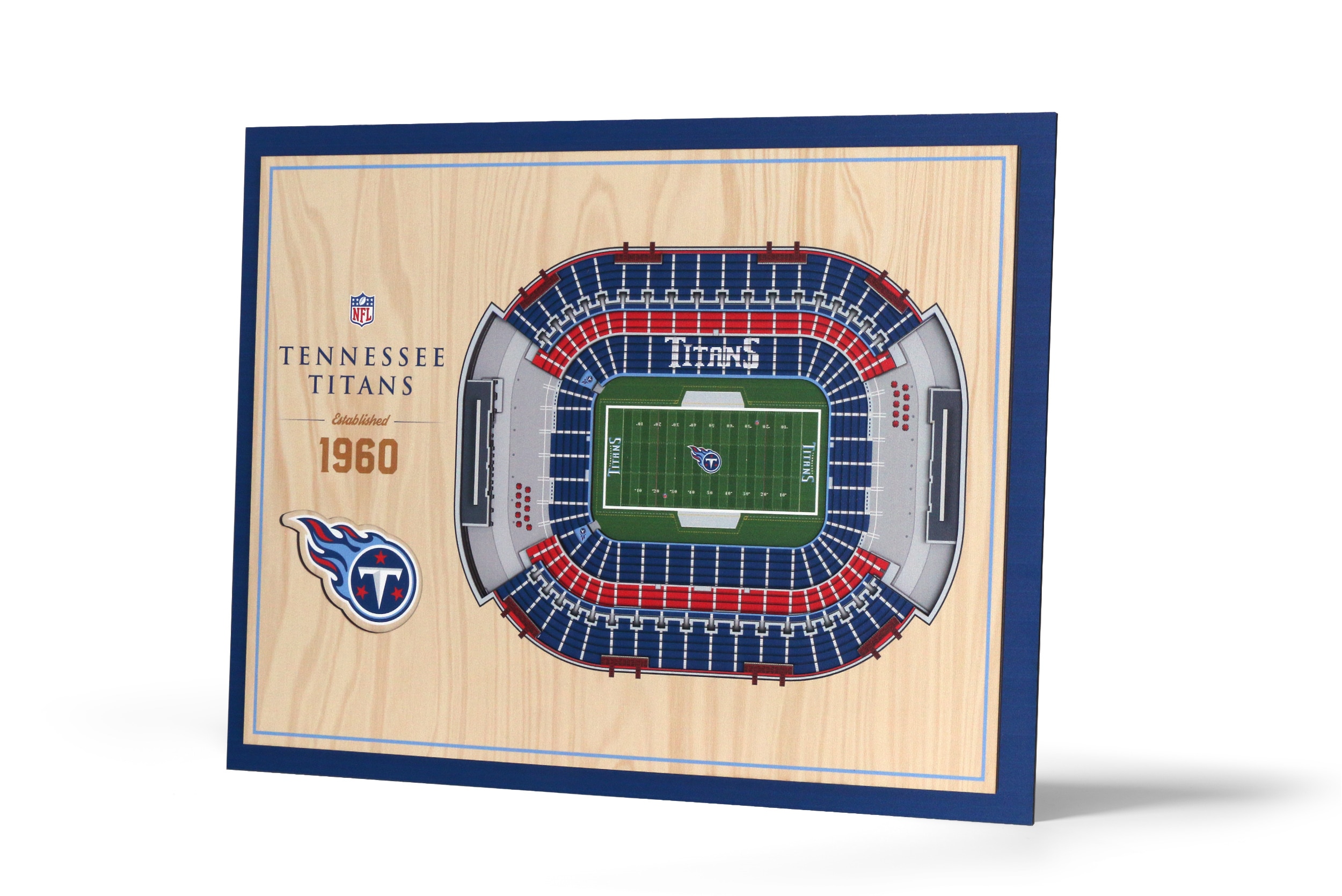 YouTheFan NFL Tennessee Titans 3D StadiumView Picture Frame