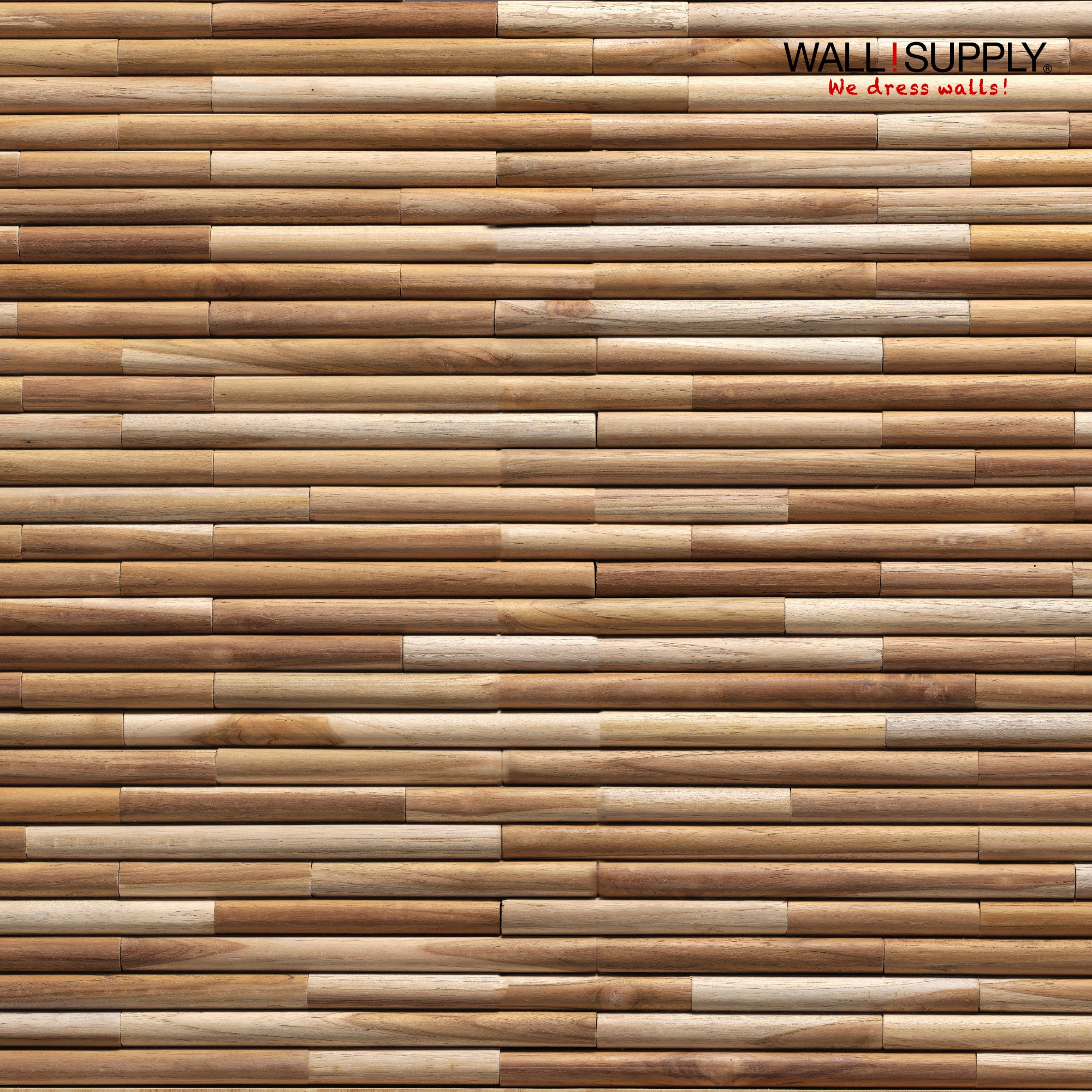 WALL!SUPPLY 22760140 7-87/100-in x 17-18/25-in Smooth Wood Slat Wall Panel ( 10 -Pack, Covers 10.76-sq ft )