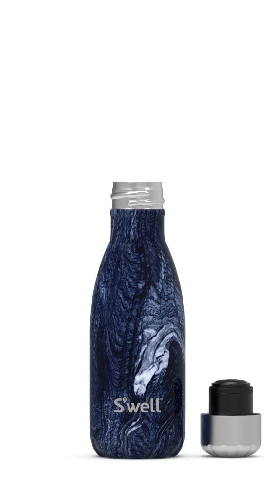 S'well Stainless Steel Water Bottle 9 ounces Azurite Marble Triple Layered  Vacuum Insulated Containers Keeps Drinks Cold for 24 Hours and Hot for 12