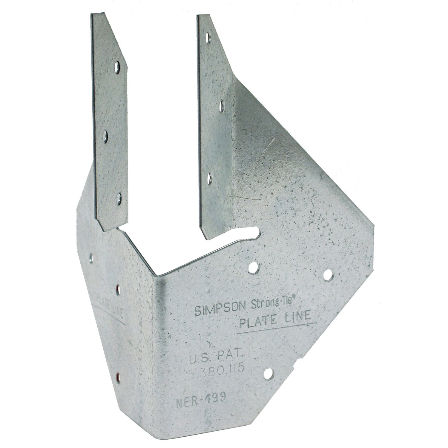 Simpson Strong-Tie Single 4-in x 6-in 18-Gauge G90 Galvanized Corner Tie in  the Joist Hangers department at