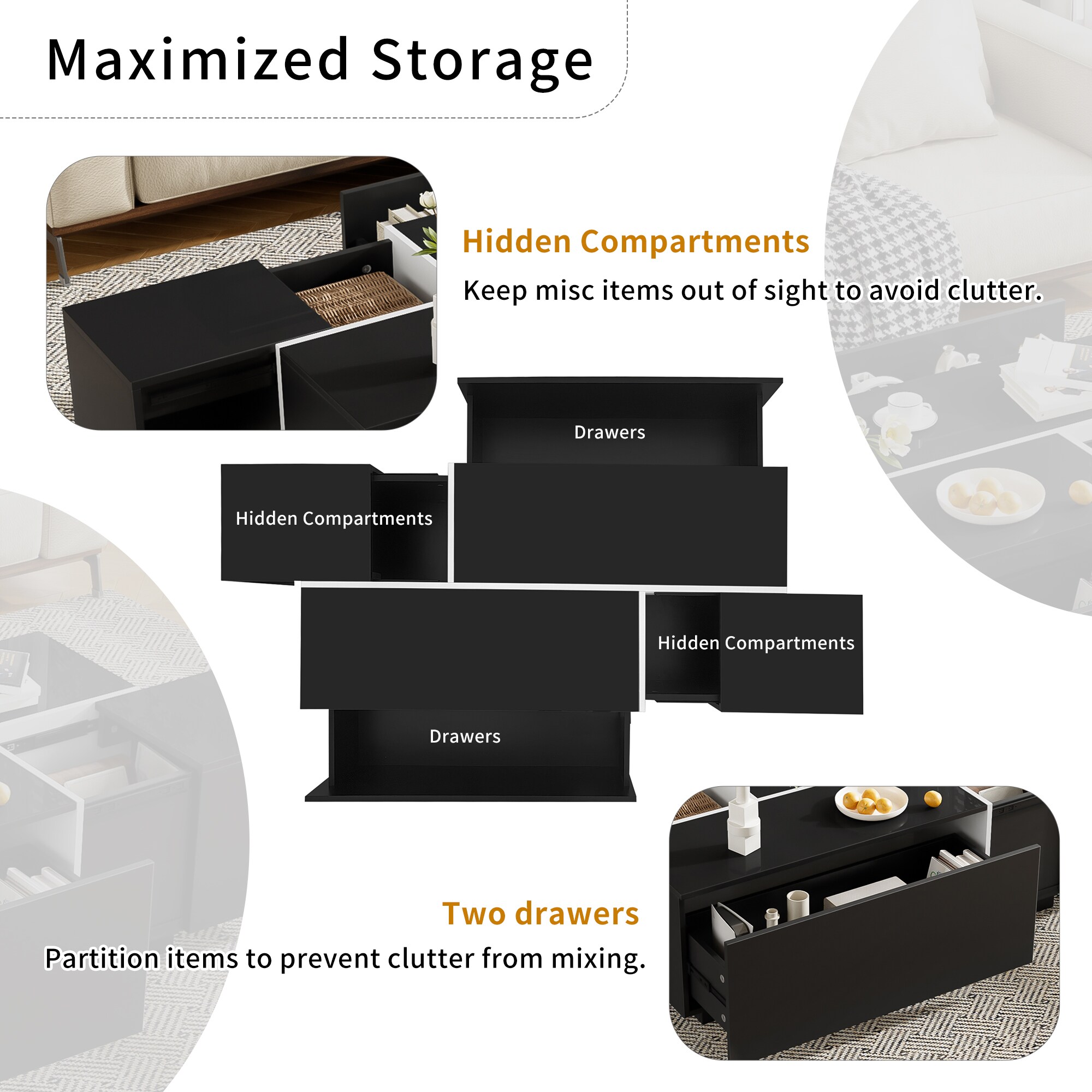 LOVMOR SF-Y-N724P292070B Coffee-Tables - View #3