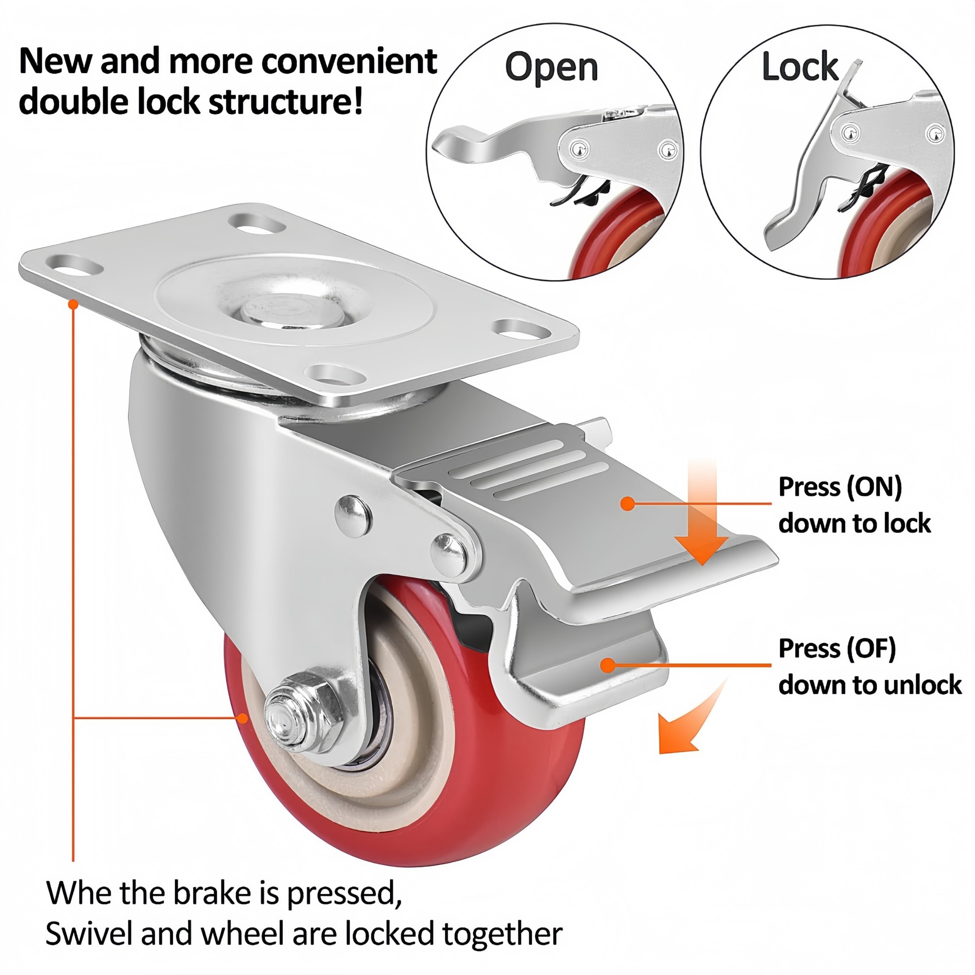 Numhew NHBEN35465 casters - View #3