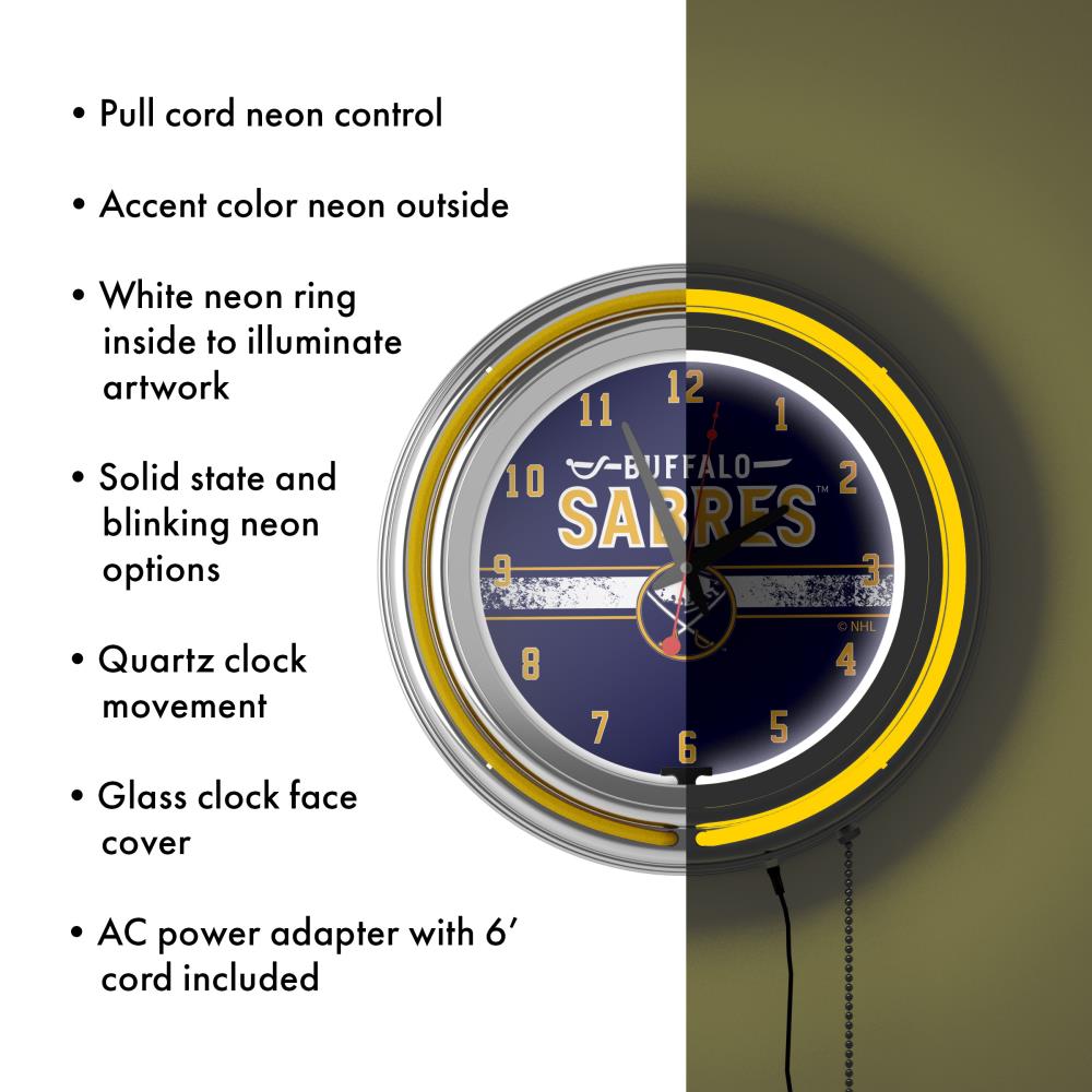 Trademark Gameroom NHL1400-BS2 Indoor-Outdoor-Clocks - View #3