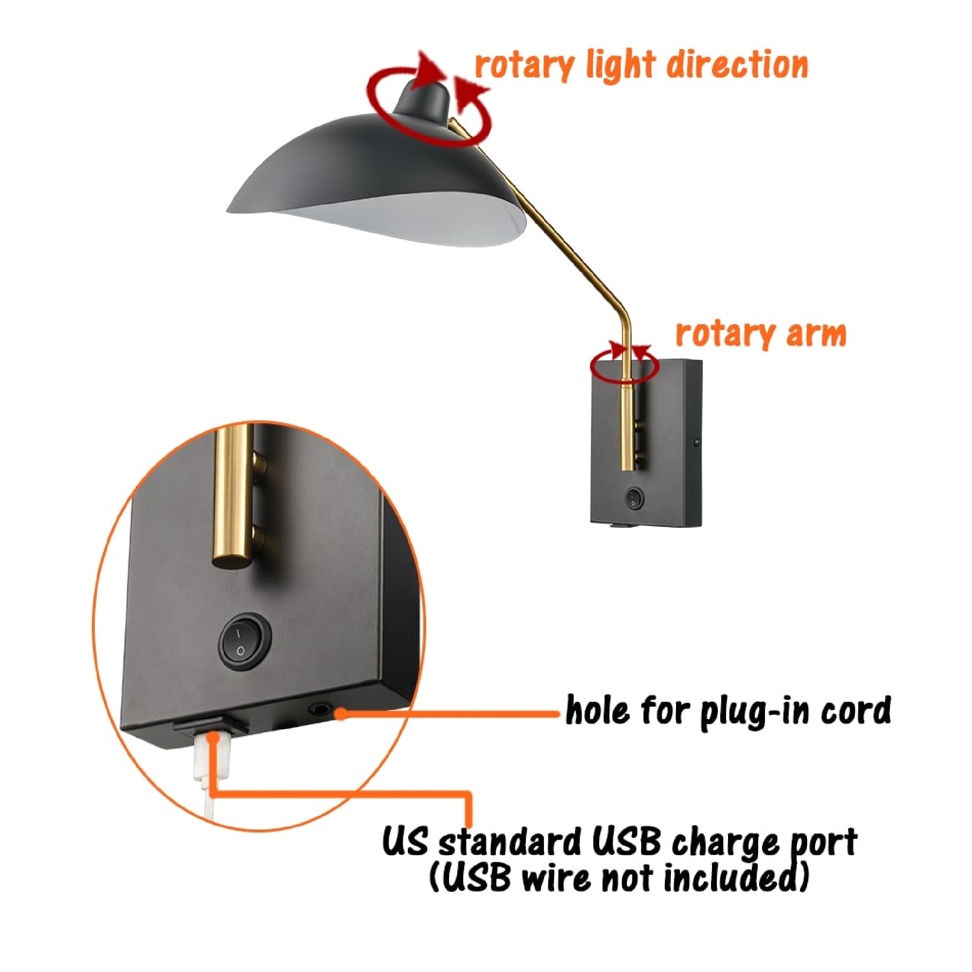 Barn Light Matte Black Swing Arm Wall Sconce