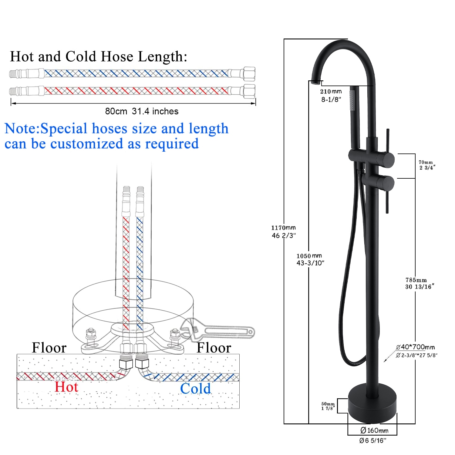 Topcraft FF012MT Roman-Tub-Faucets - View #6