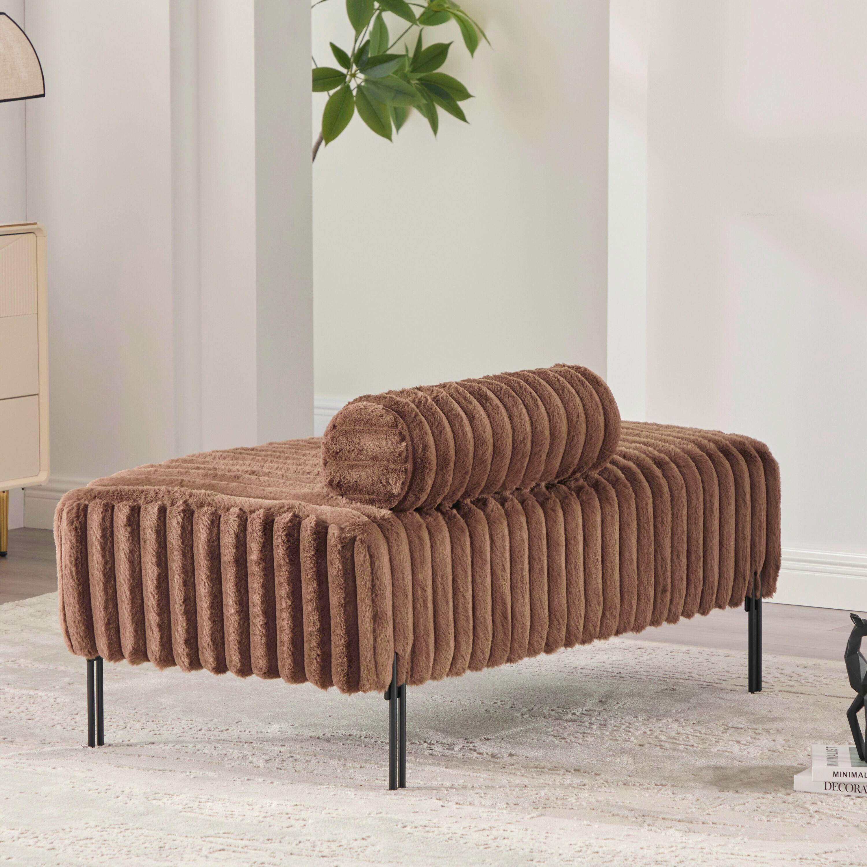 Hrinhom HC-S4127-BROWN bench - View #4