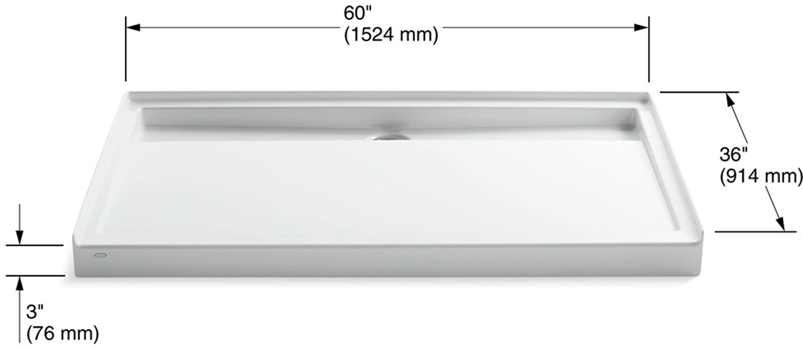 KOHLER 9928-0 Shower-Floors - View #2