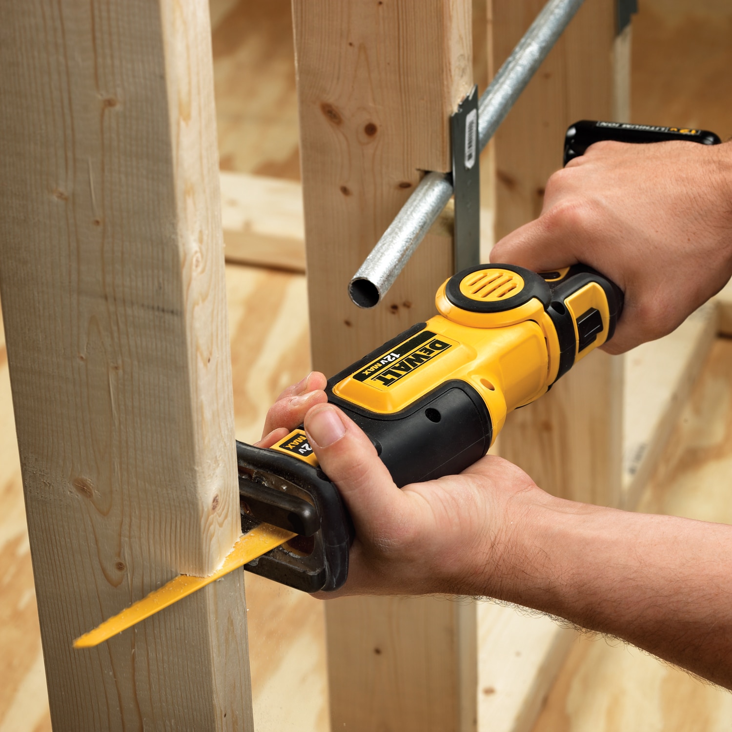 DEWALT 12 volt Max Variable Speed Cordless Reciprocating Saw Bare Tool in the Reciprocating Saws department at Lowes