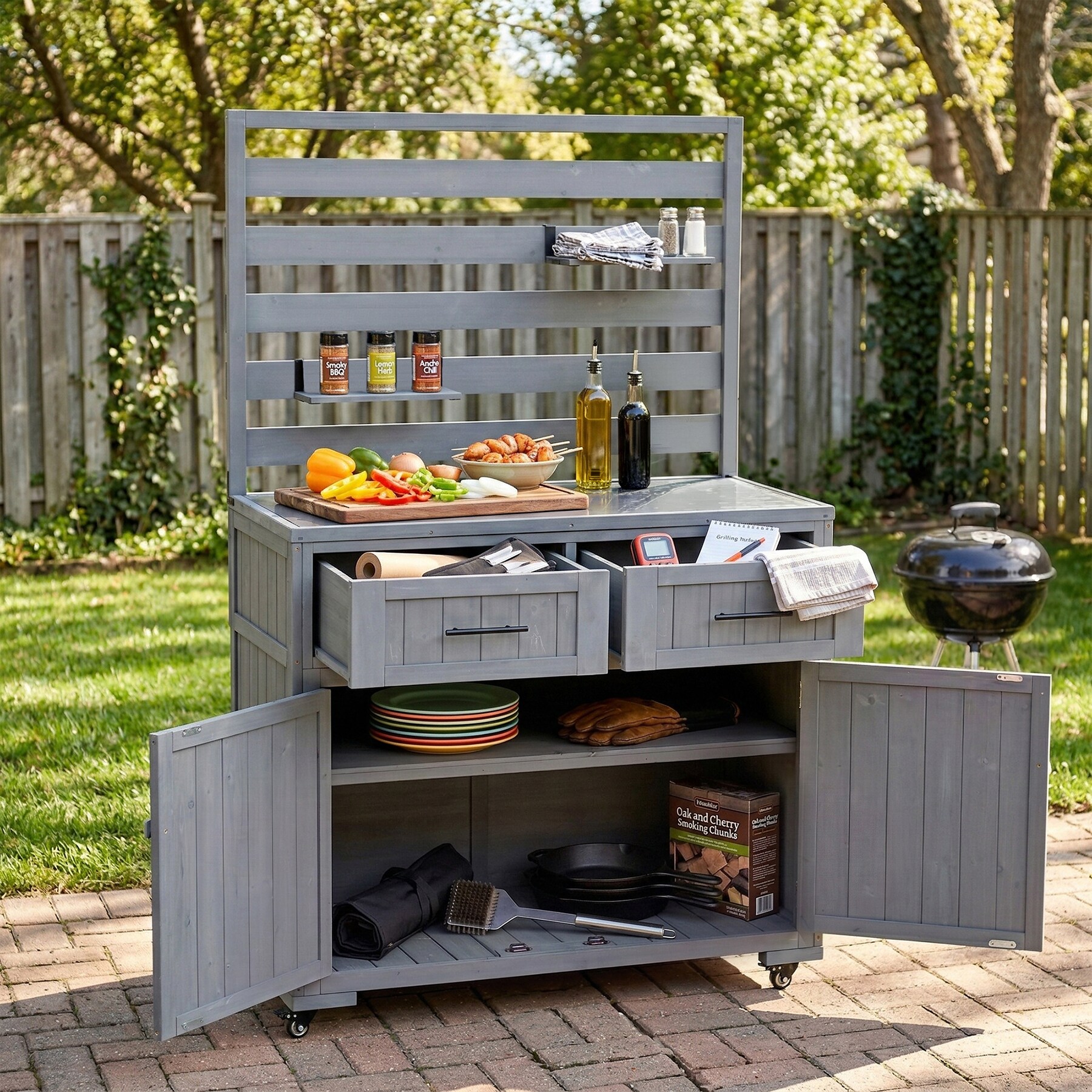 SINOFURN SYA010594WN Potting-Benches - View #18