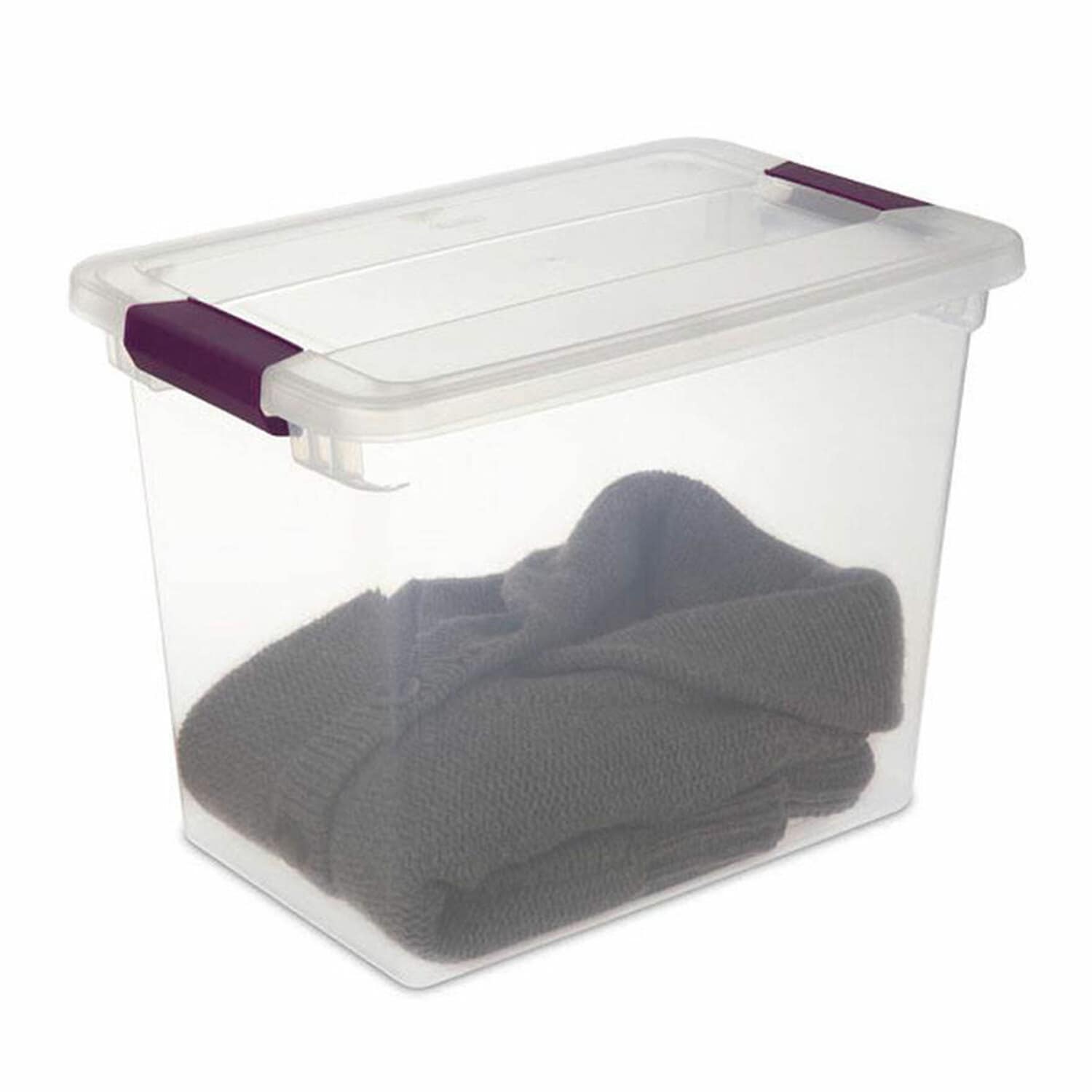 Sterilite sterilite 66-quart clearview latch box, 12-pack