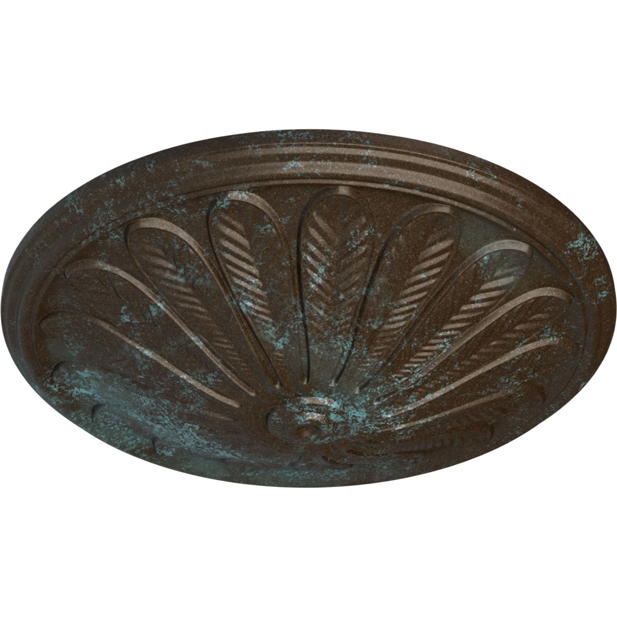 Ekena Millwork CM25BRBBS Ceiling-Medallions - View #2