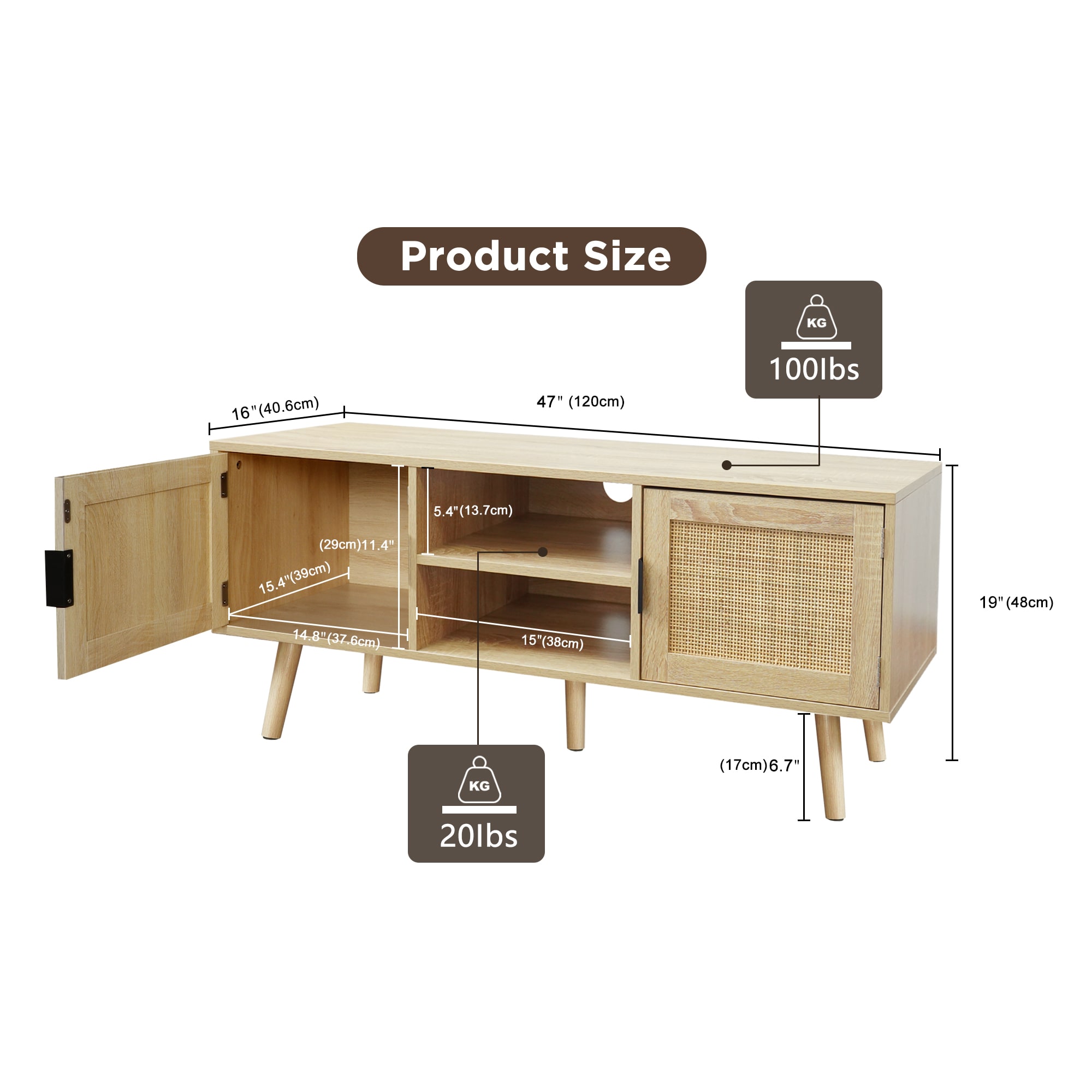 Delarpo H0015 Tv-Stands - View #4