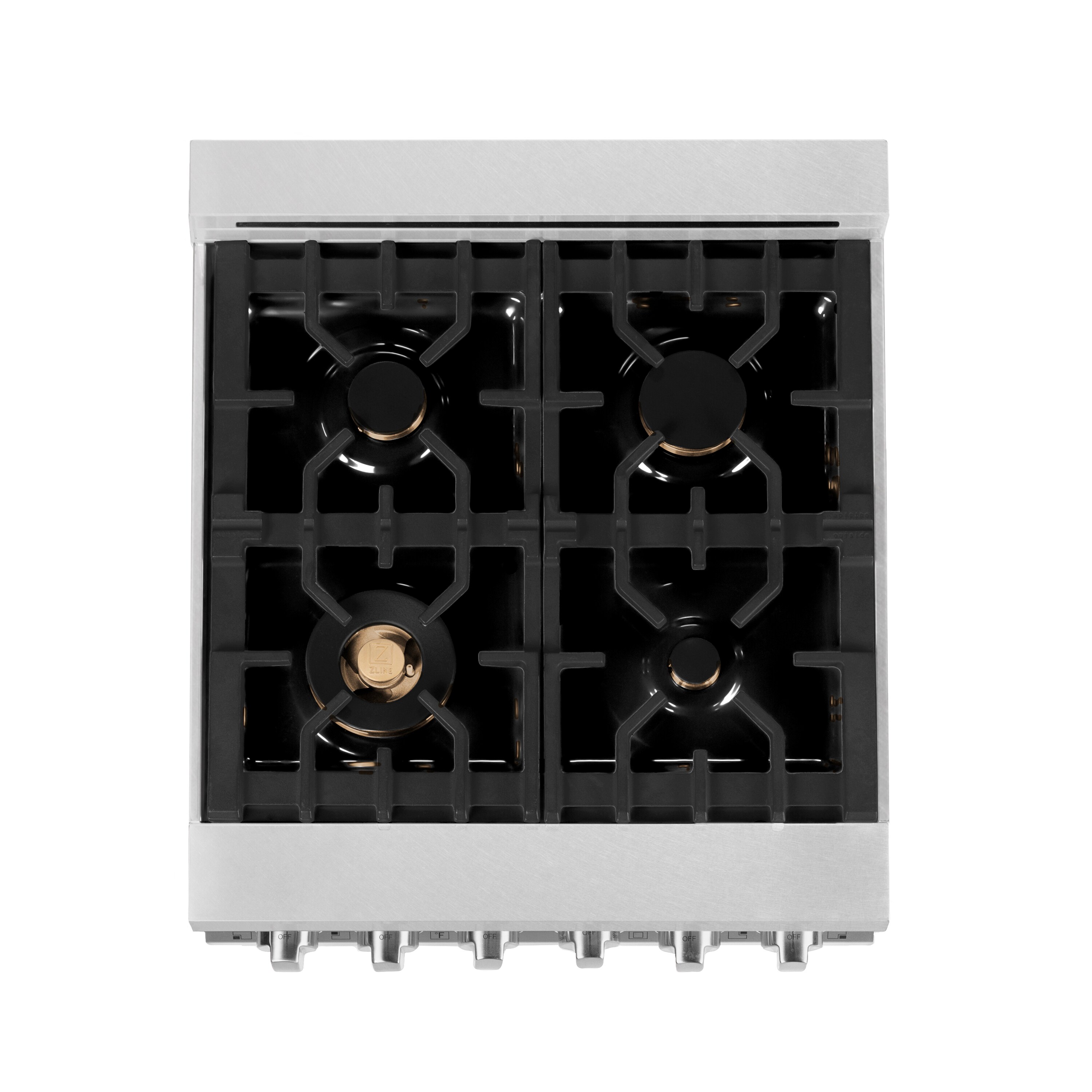 ZLINE KITCHEN & BATH RAS-SN-BR-GR-24 Dual-Fuel-Ranges - View #3