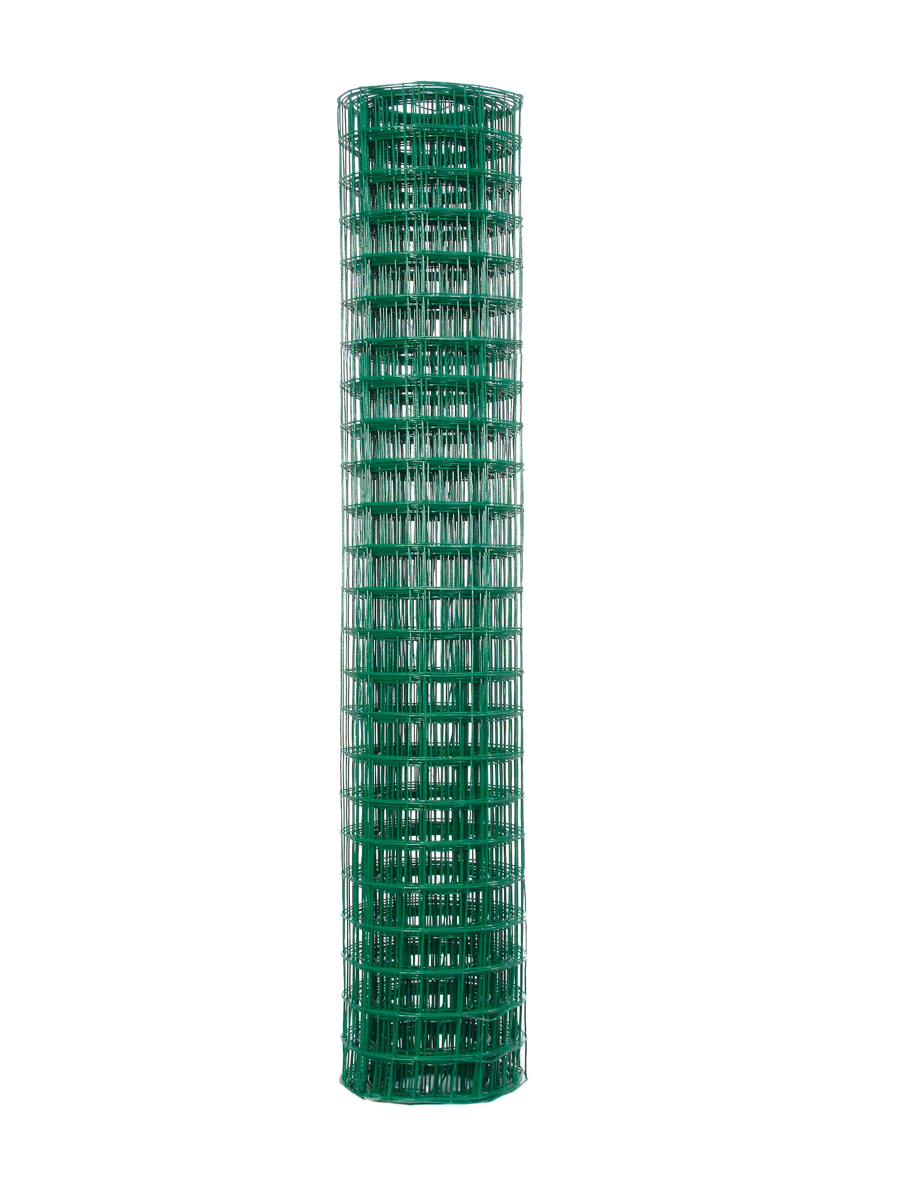 GARDEN CRAFT 024850S 50-ft x 4-ft Green PVC coated Steel Welded Wire Rolled Fencing 2-in x 3-in - Mesh Size