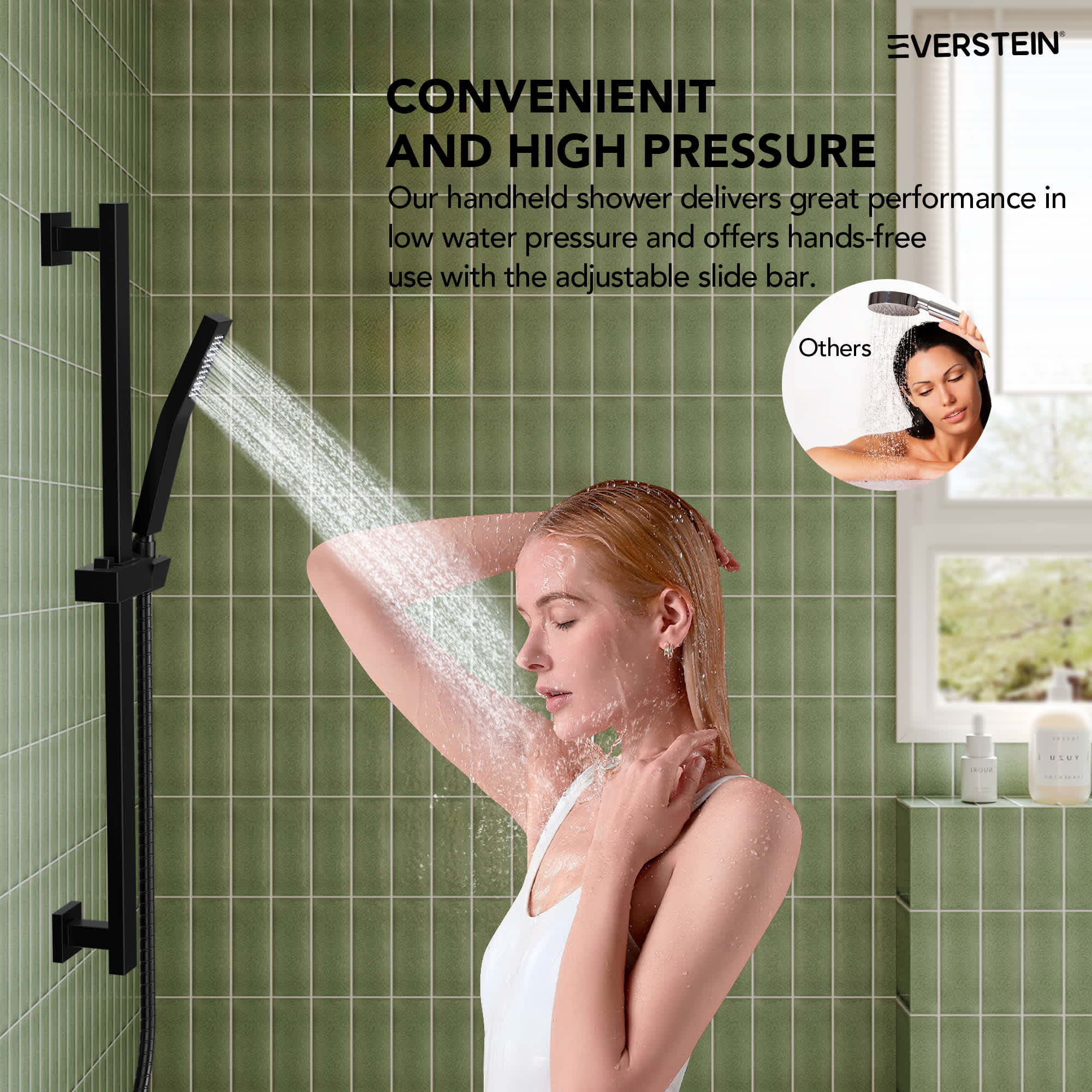 EVERSTEIN SFS-1036-BK10 Tub-Shower-Faucets - View #6