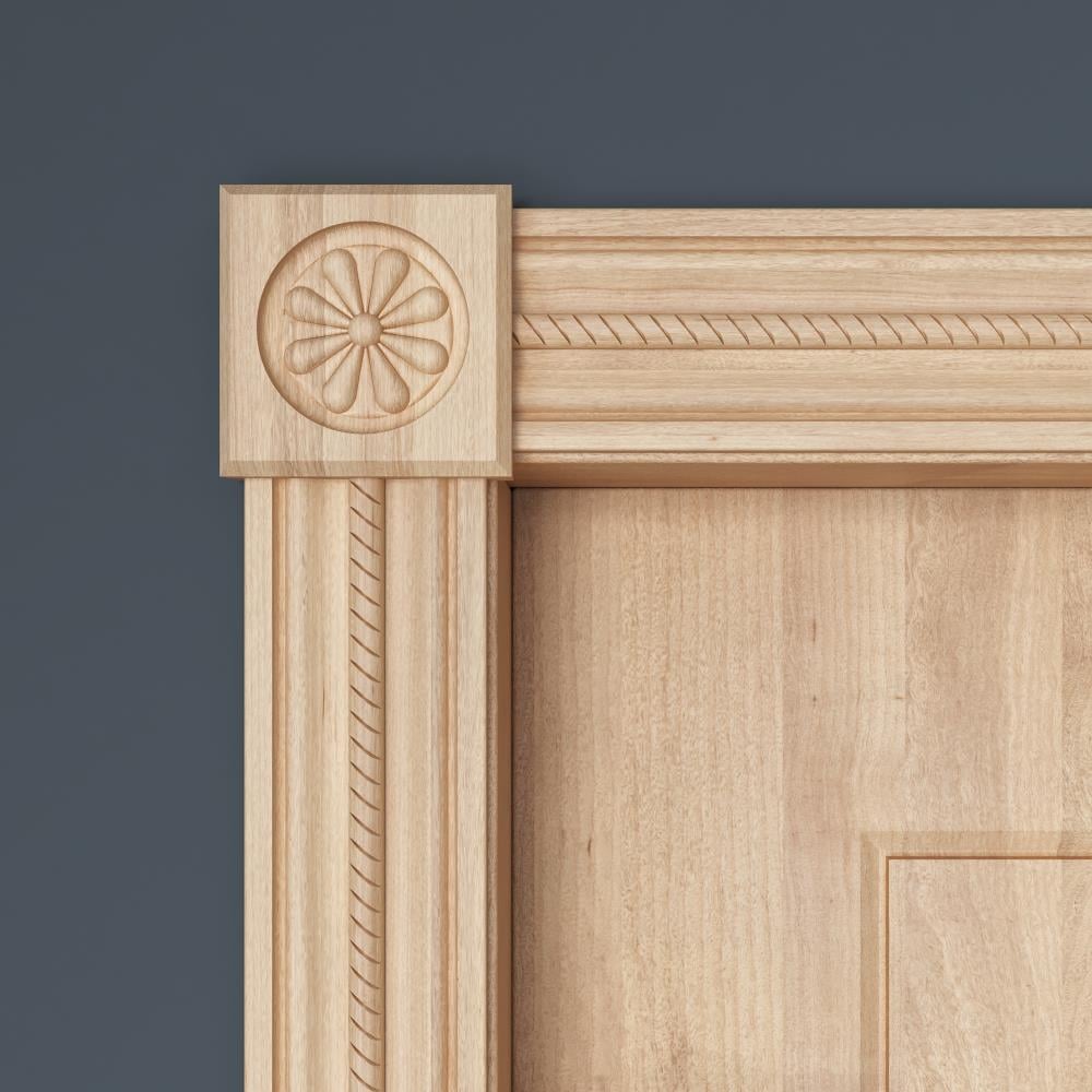 Ornamental Mouldings EV871CWHW rosettes - View #2