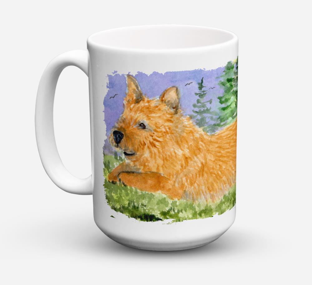 Caroline's Treasures SS8910CM15 Norwich Terrier 15-fl oz Ceramic Multiple Colors/Finishes Mug Set of: 1